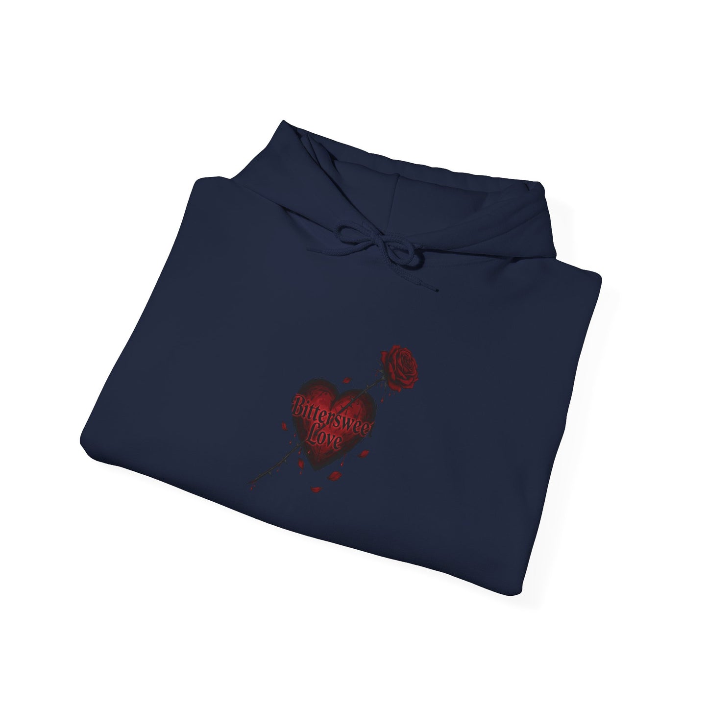 Bleeding Heart Sketch Hoodie | goth valentine, dark romance