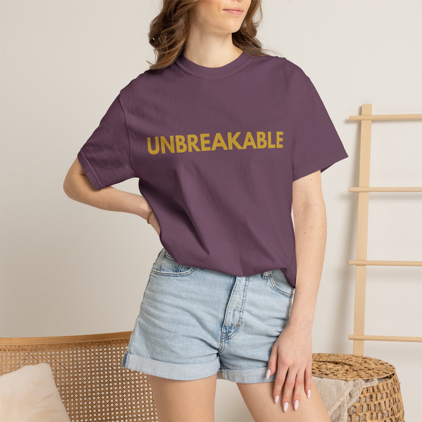 Resilience Tee — Minimalist Garment-Dyed T-Shirt for Calm Confidence