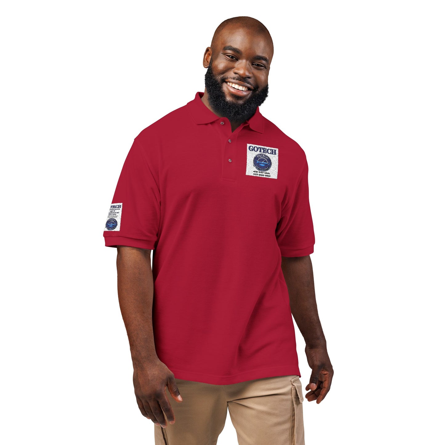 Embroidered Polo Shirt for Male and Female