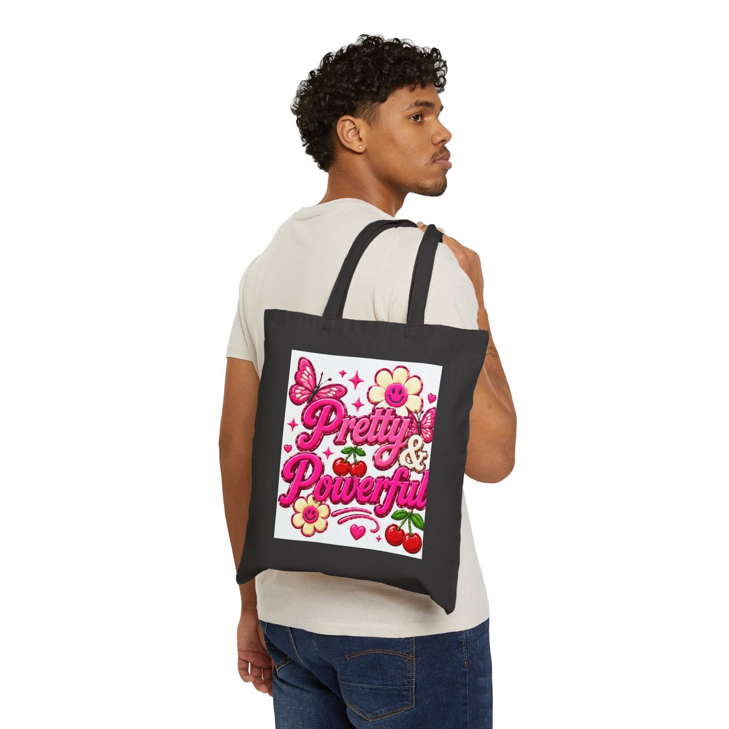 Healing Looks Good On Me Tote Bag | Pretty & Powerful Floral Cherry Design
