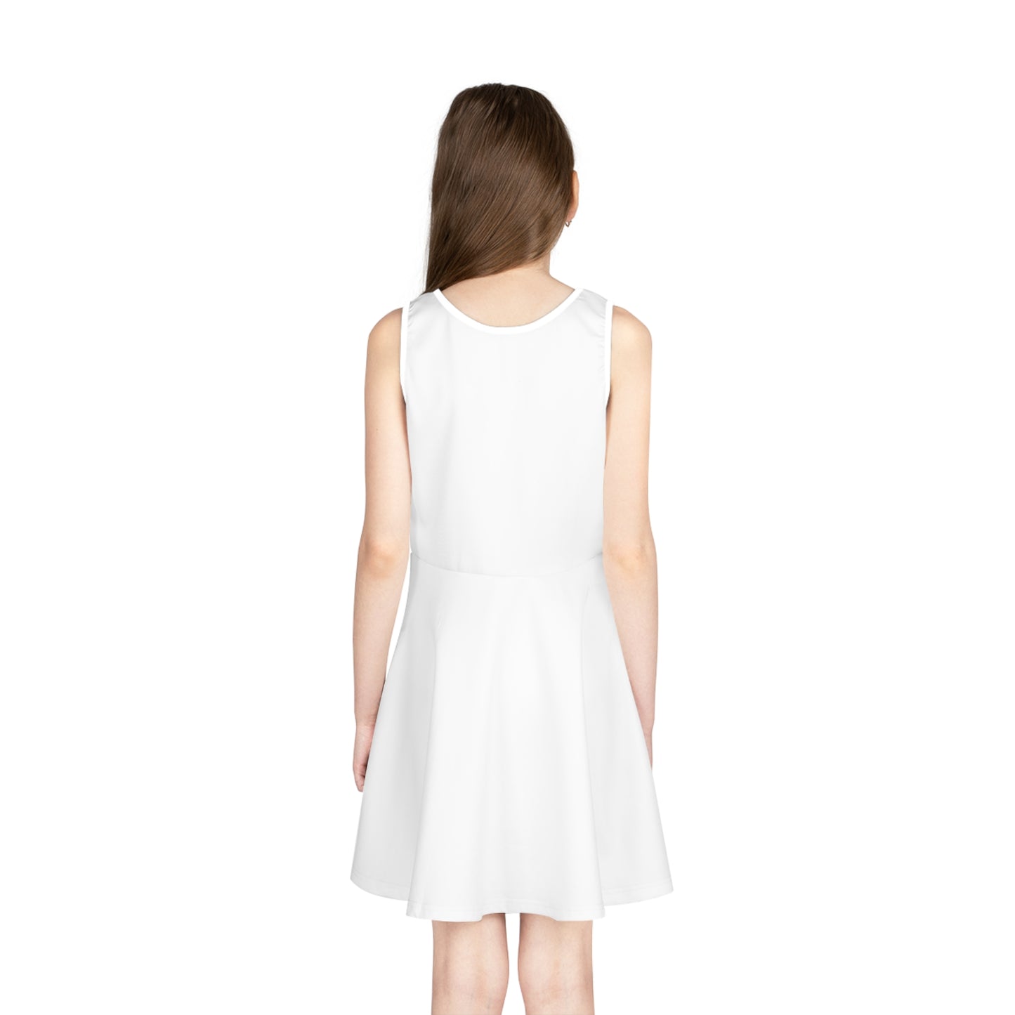 Carousel Ride Girls Sundress | Cute Carousel Graphic Tank Dress for Kids
