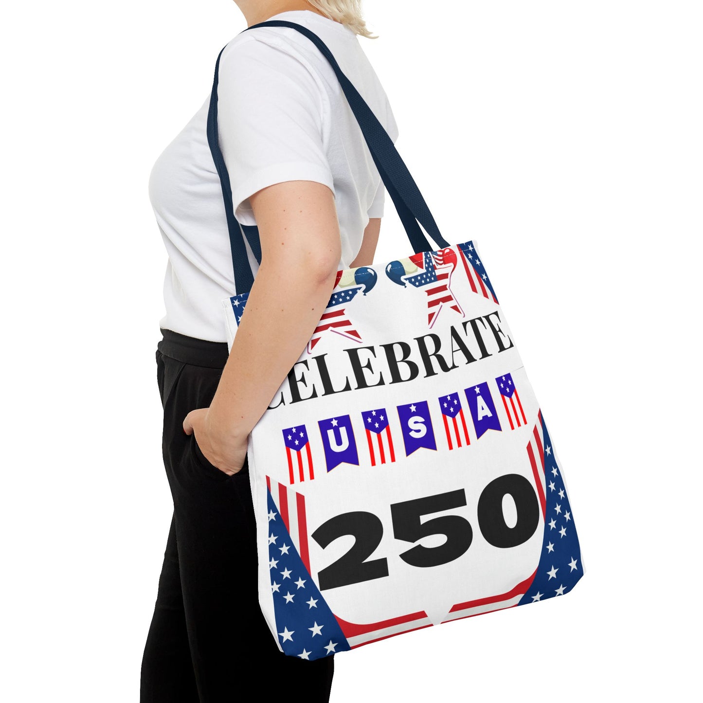 Celebrate USA 250 Tote Bag | 4th of July bag for firework