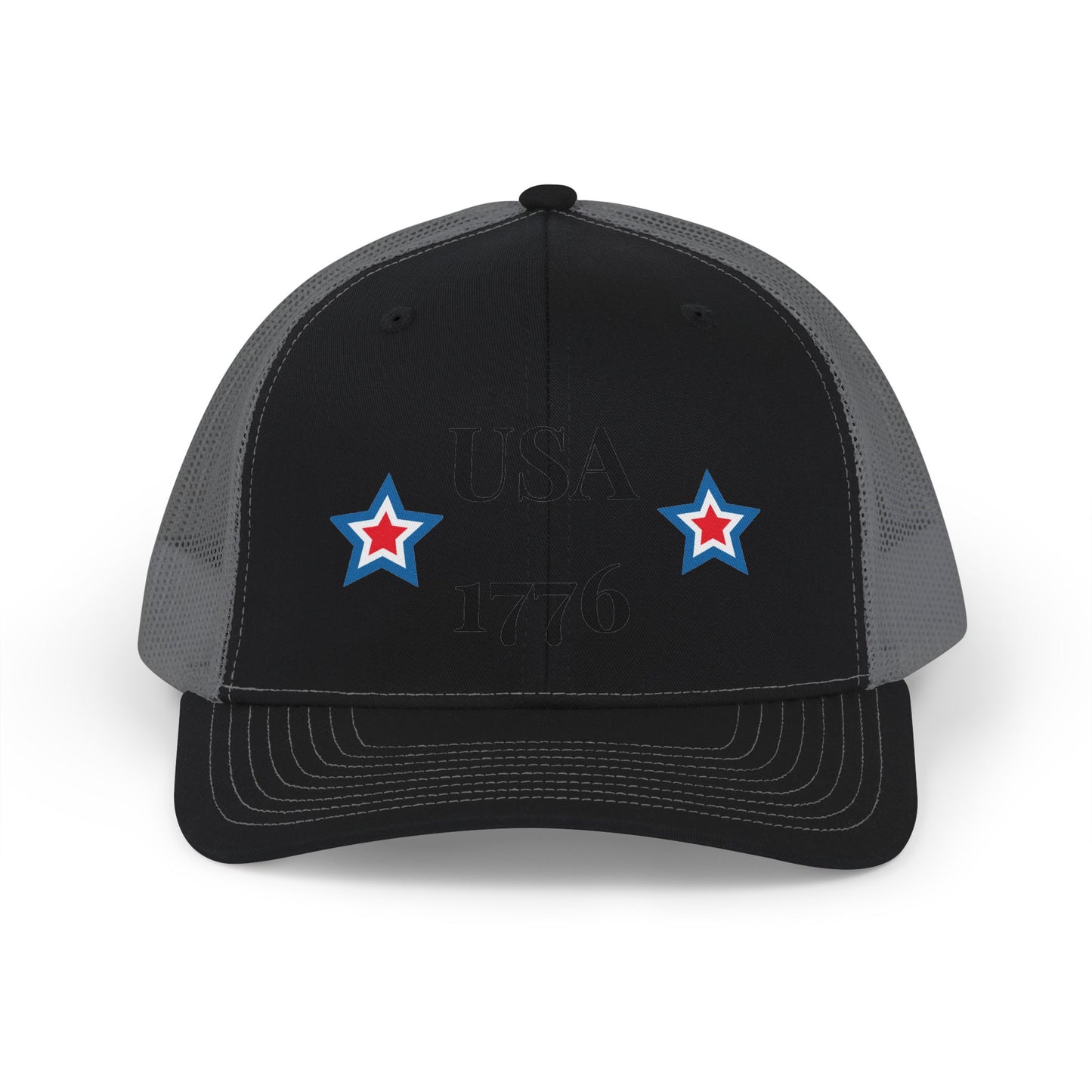 USA 1776 Snapback Cap | Patriotic Stars Trucker Hat
