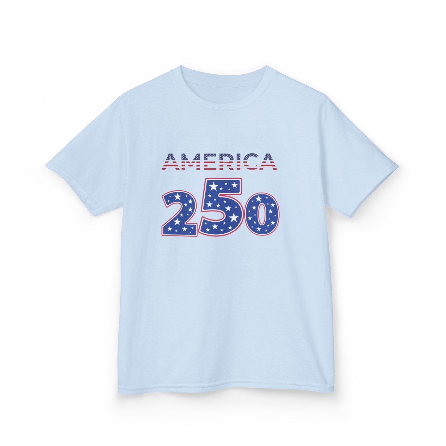 America 250 Kids Tee | Patriotic Fireworks Fourth of July Shirt