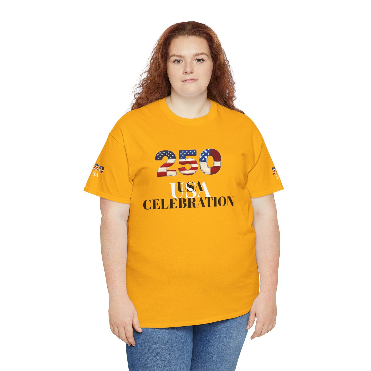 250 USA Celebration T‑Shirt — Patriotic 4th of July Tee