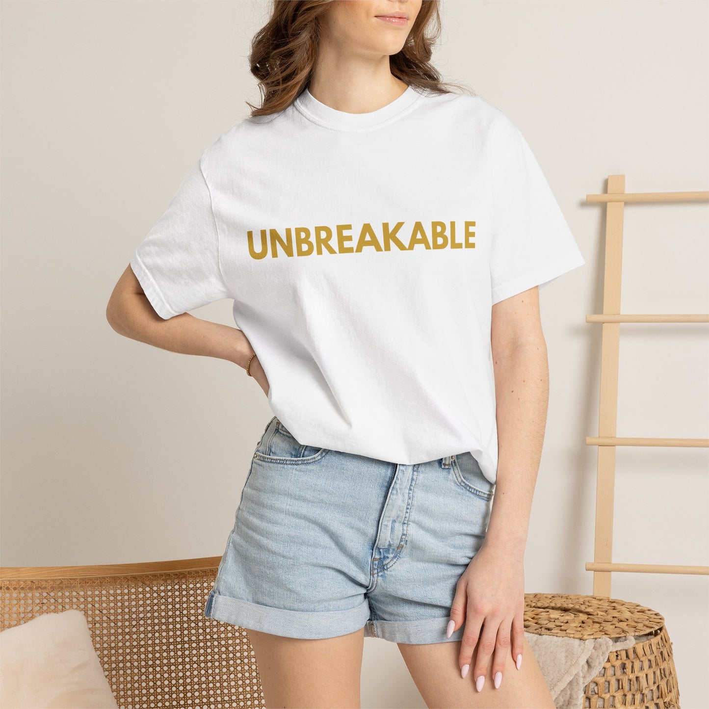 Resilience Tee — Minimalist Garment-Dyed T-Shirt for Calm Confidence
