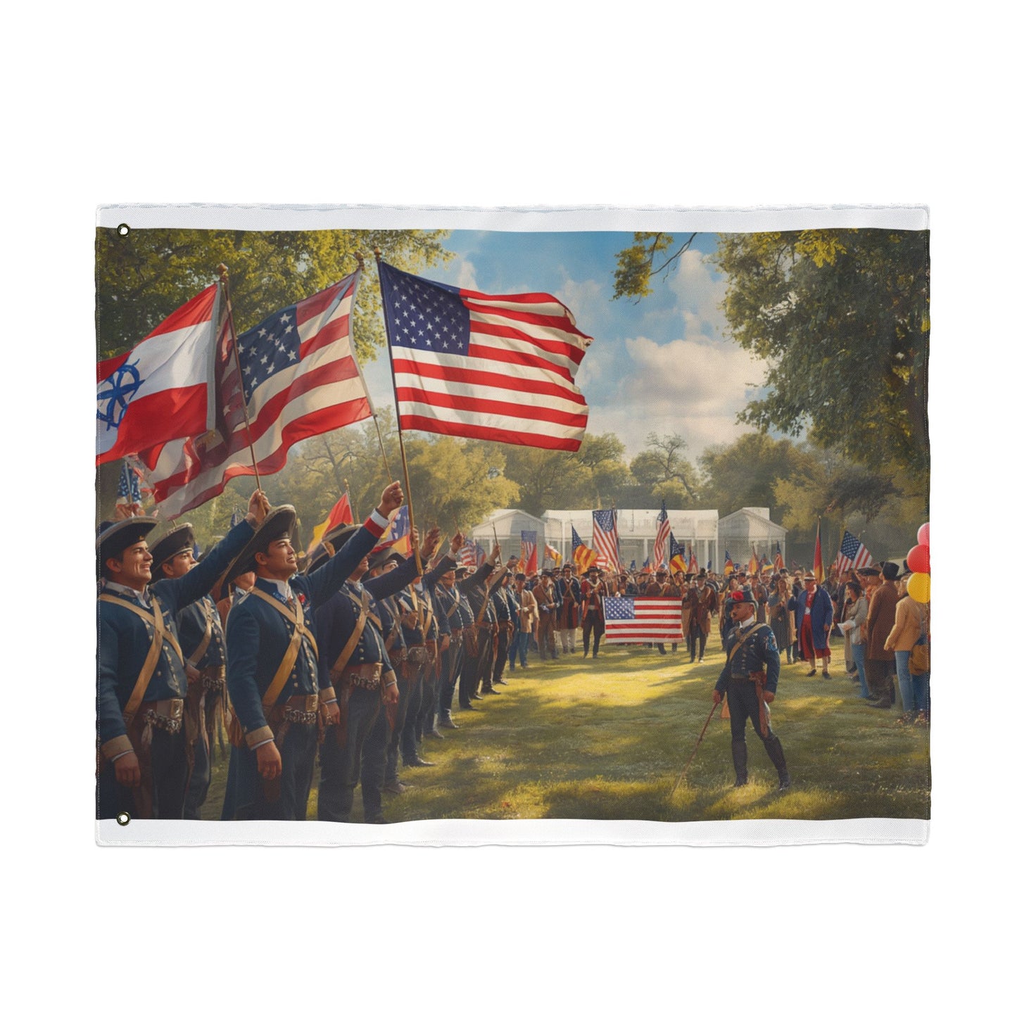 Historic usa flag
