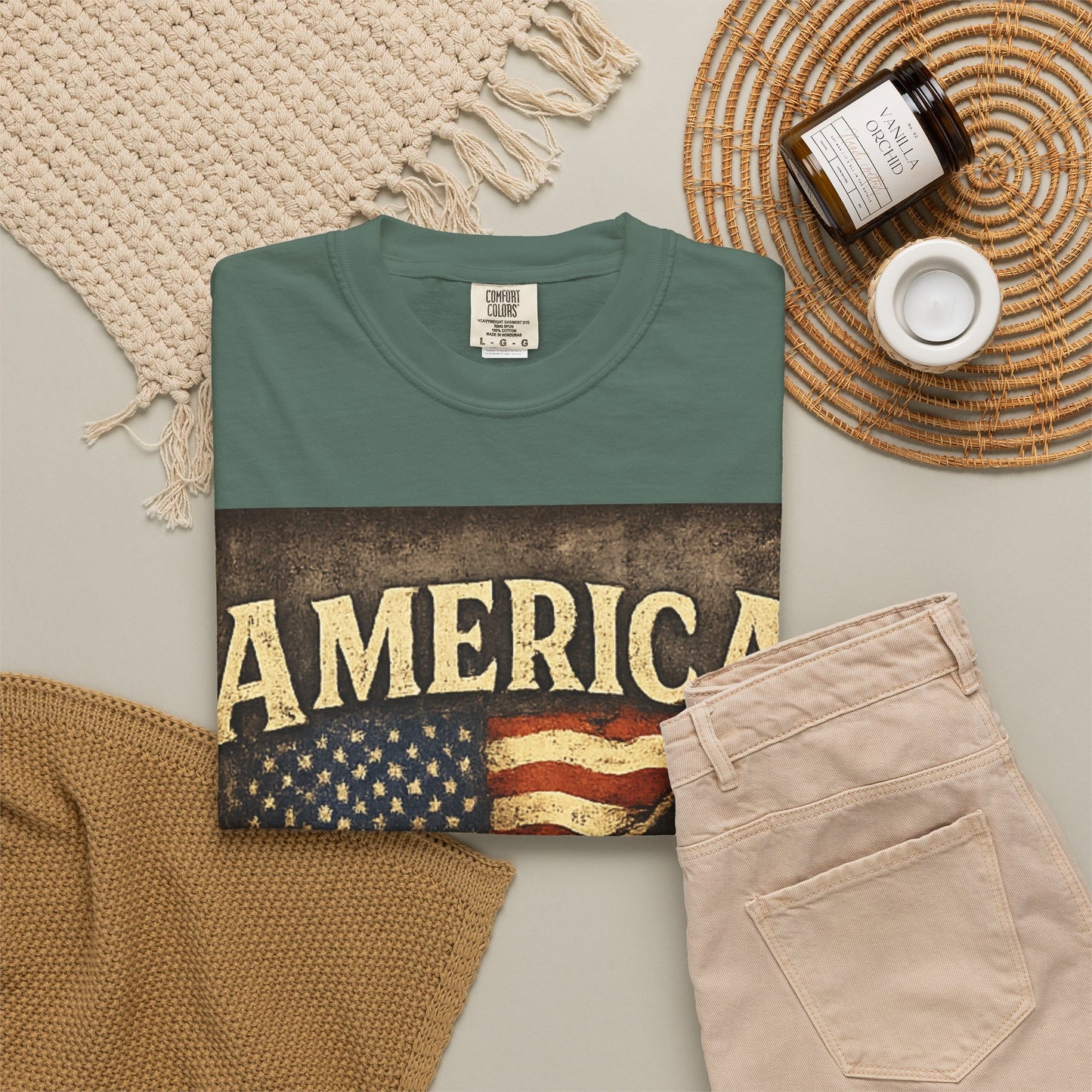 America 1776-2026 Vintage Flag Eagle T-shirt