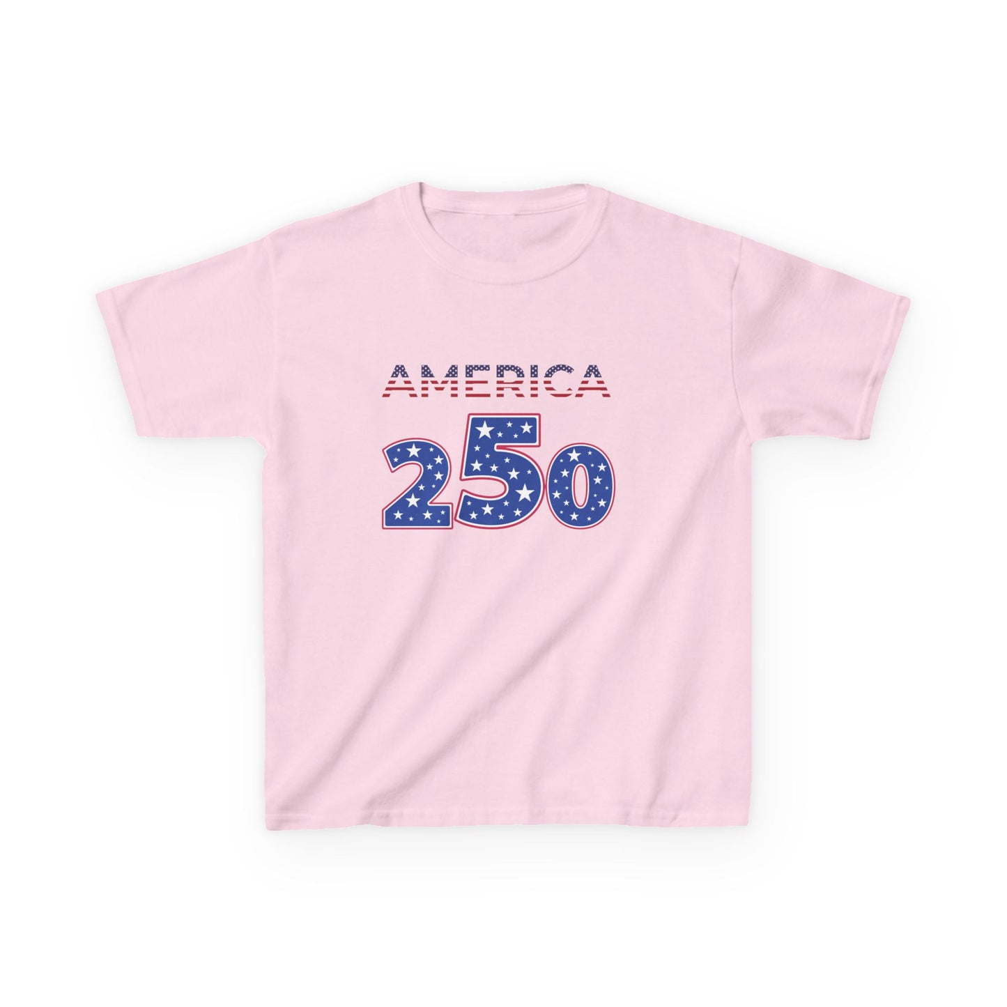 America 250 Kids Tee | Patriotic Fireworks Fourth of July Shirt