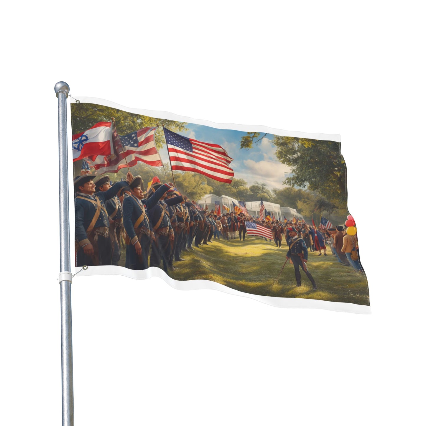 Historic usa flag