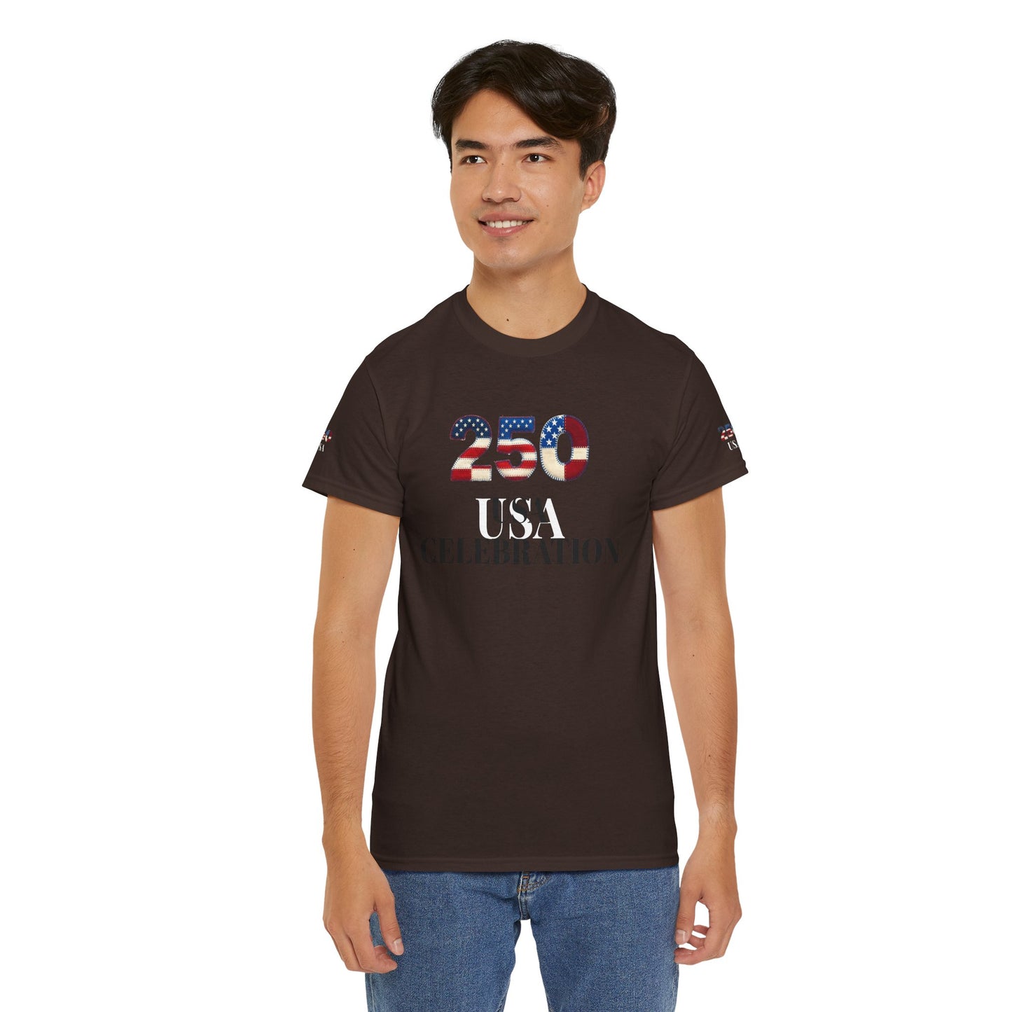 250 USA Celebration T‑Shirt — Patriotic 4th of July Tee
