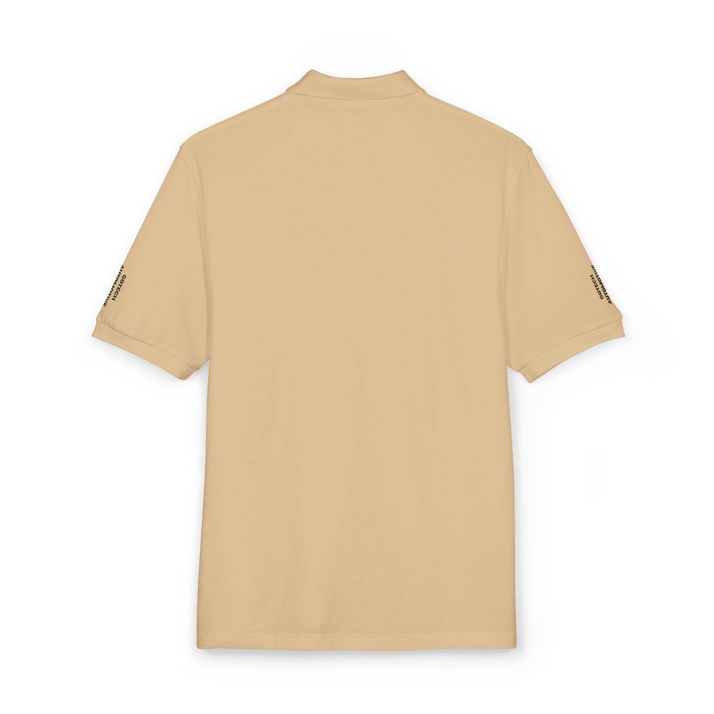 Embroidered Blue Ripple Logo Polo