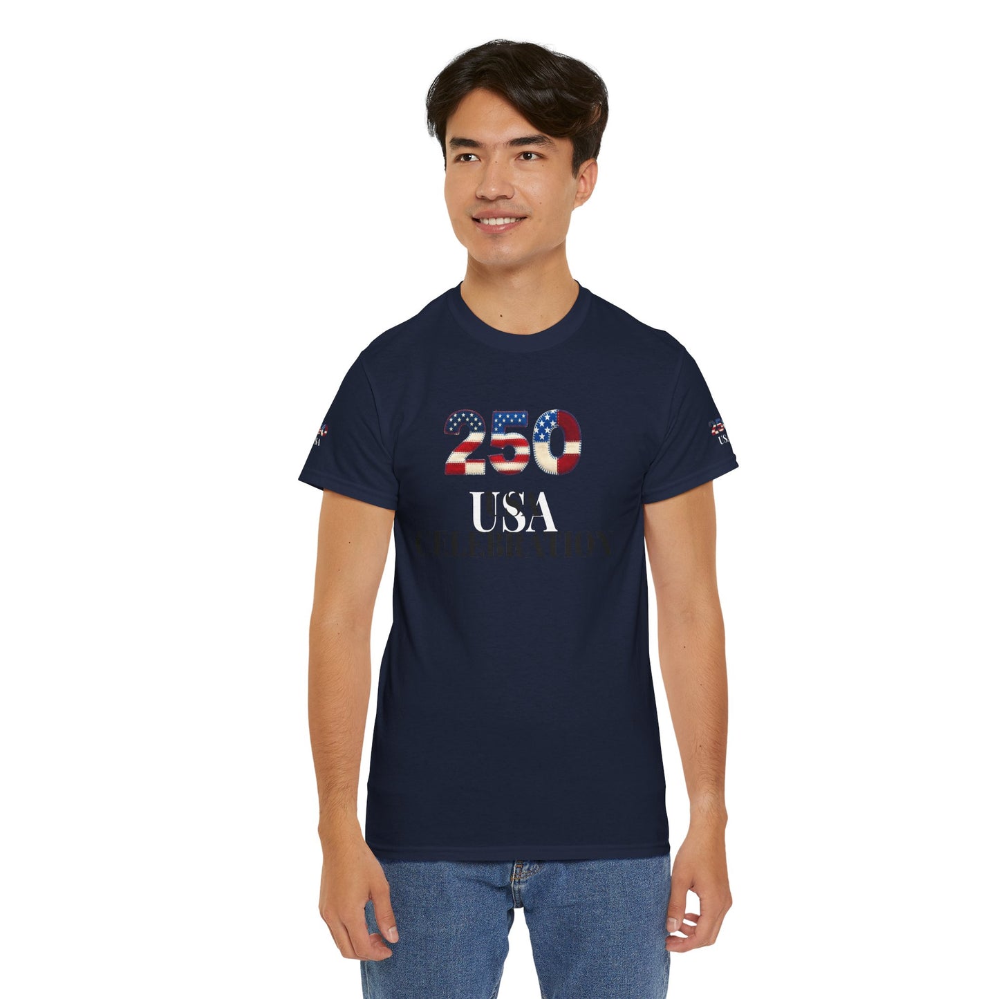 250 USA Celebration T‑Shirt — Patriotic 4th of July Tee