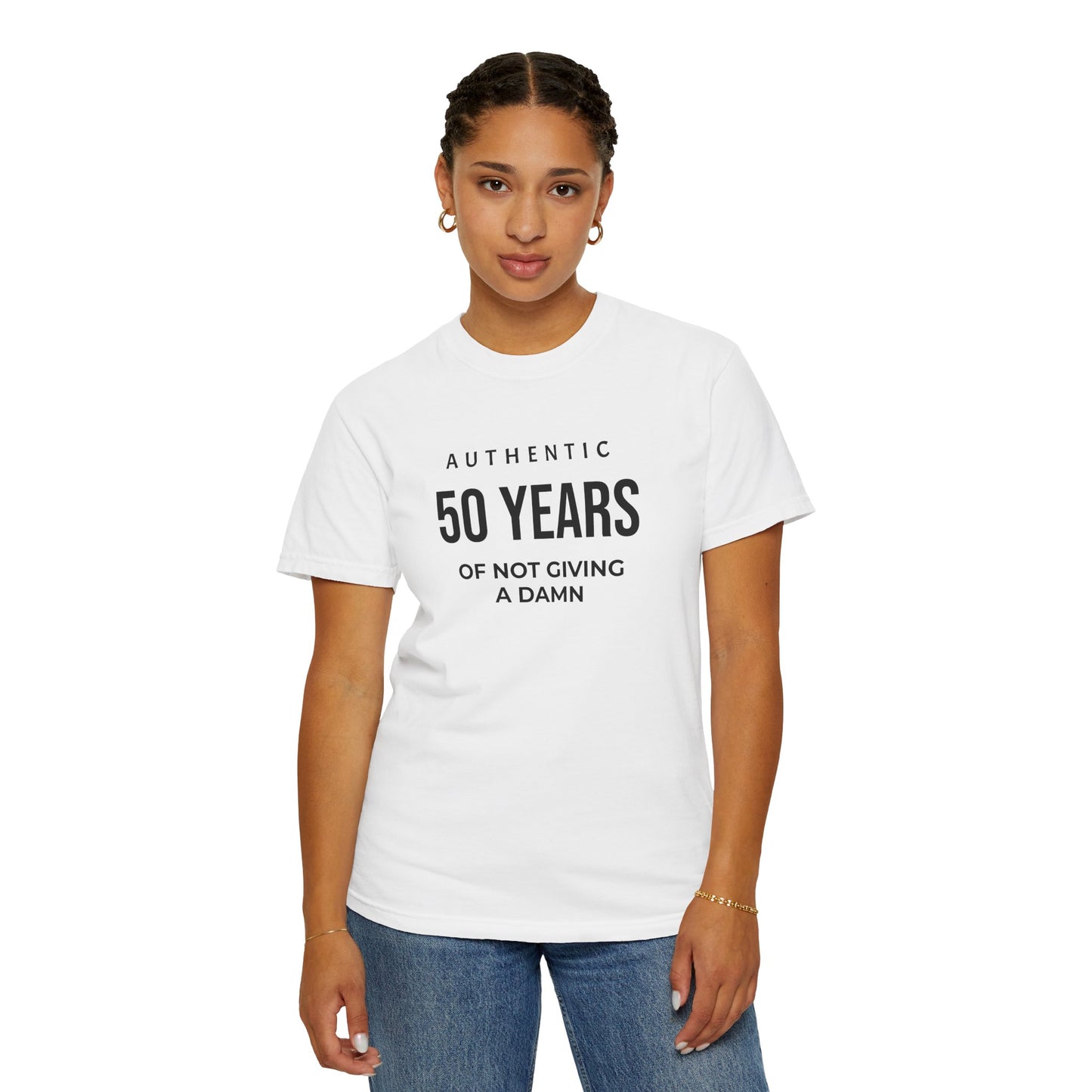 50 Years of Not Giving a Damn T-Shirt — Funny 50th Birthday Tee