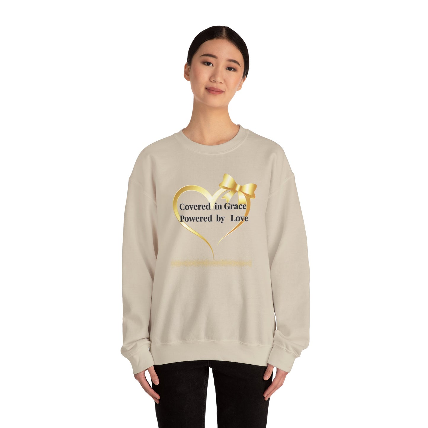 Our Queen Crewneck Sweatshirt — Gold Crown Graphic Pullover