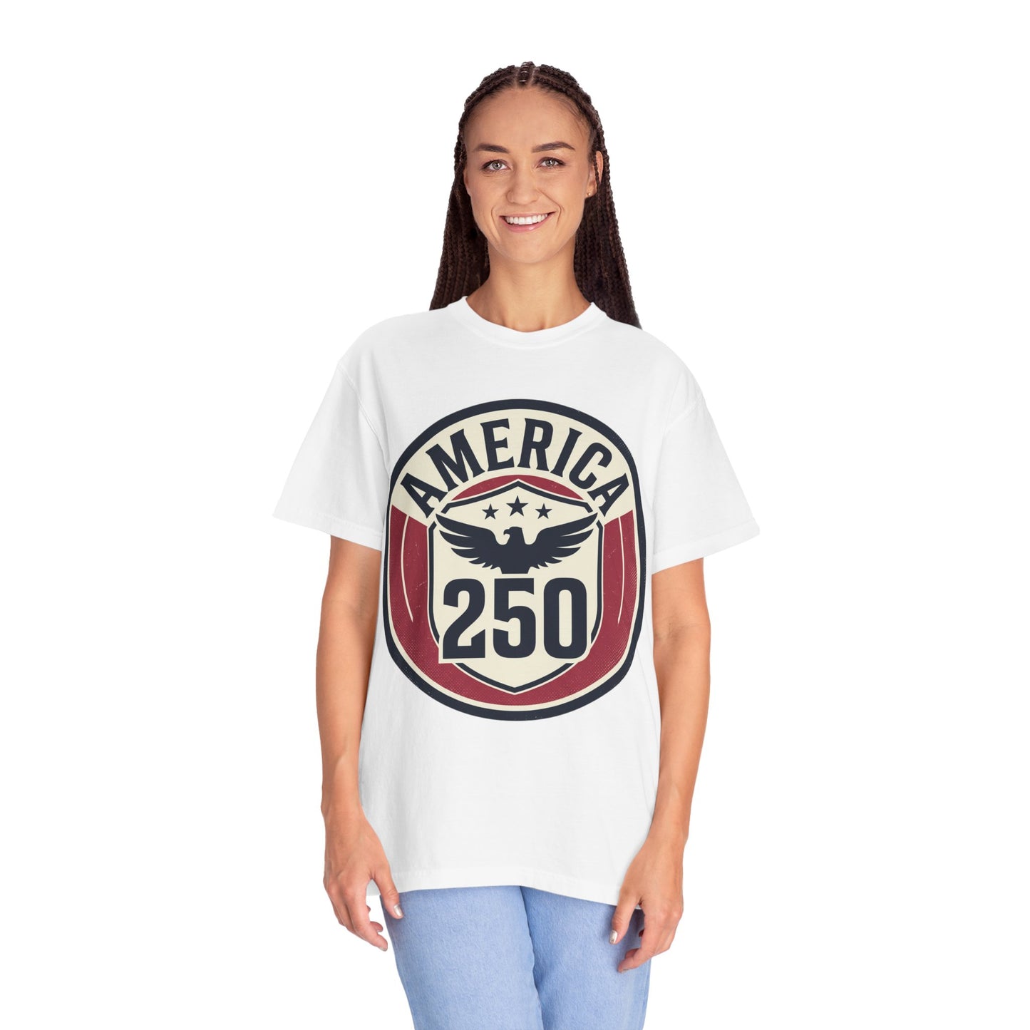 Raised on Freedom USA T-Shirt — America 250 Patriotic Graphic Tee