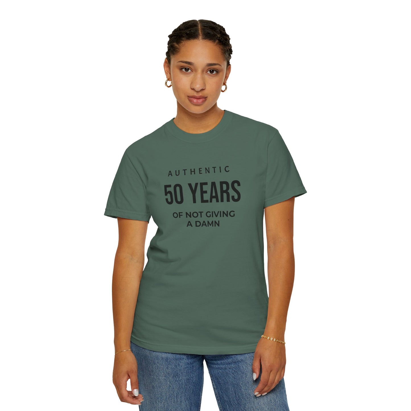50 Years of Not Giving a Damn T-Shirt — Funny 50th Birthday Tee