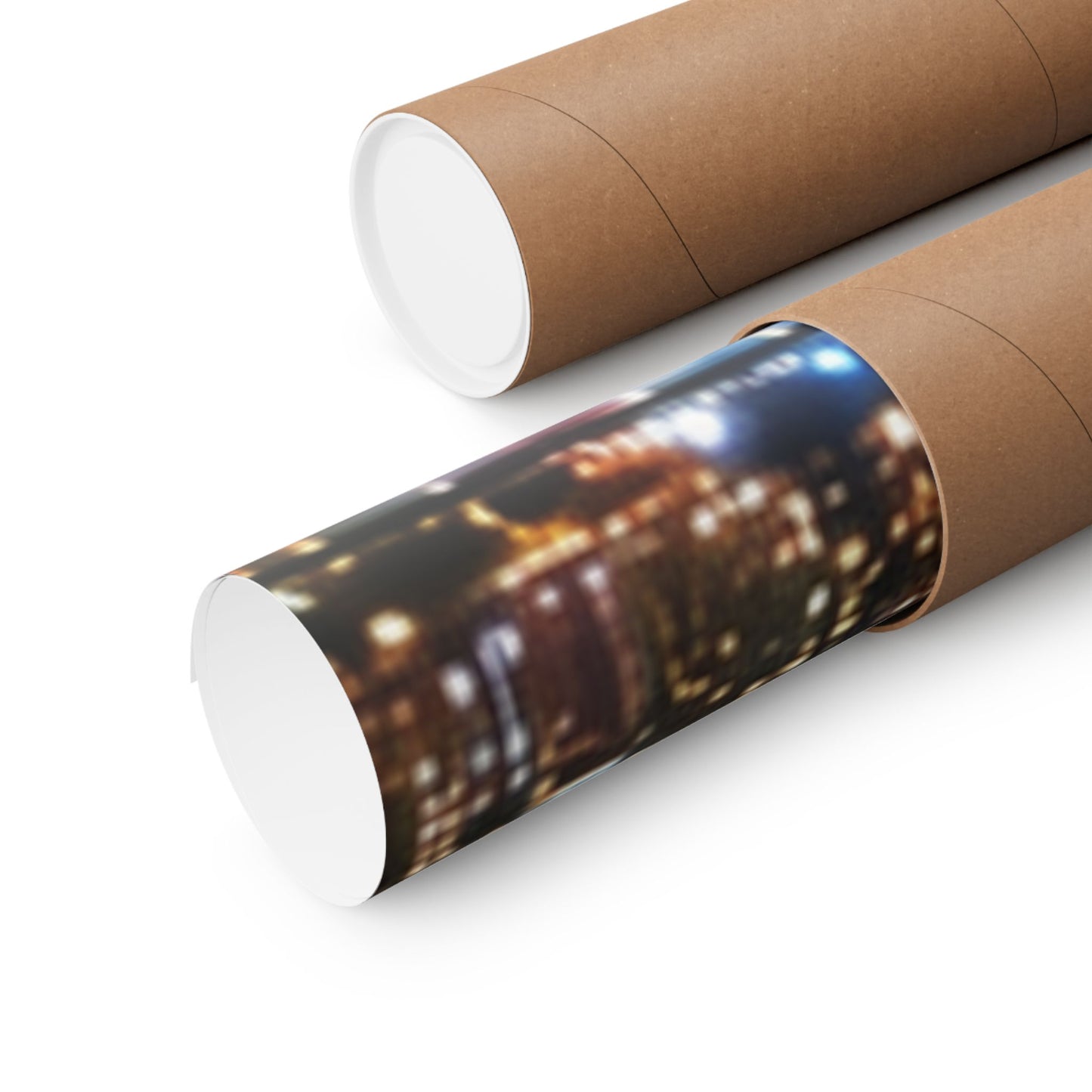 CN Tower Fireworks Matte Vertical Poster — Toronto Skyline Night Celebration Wall Art