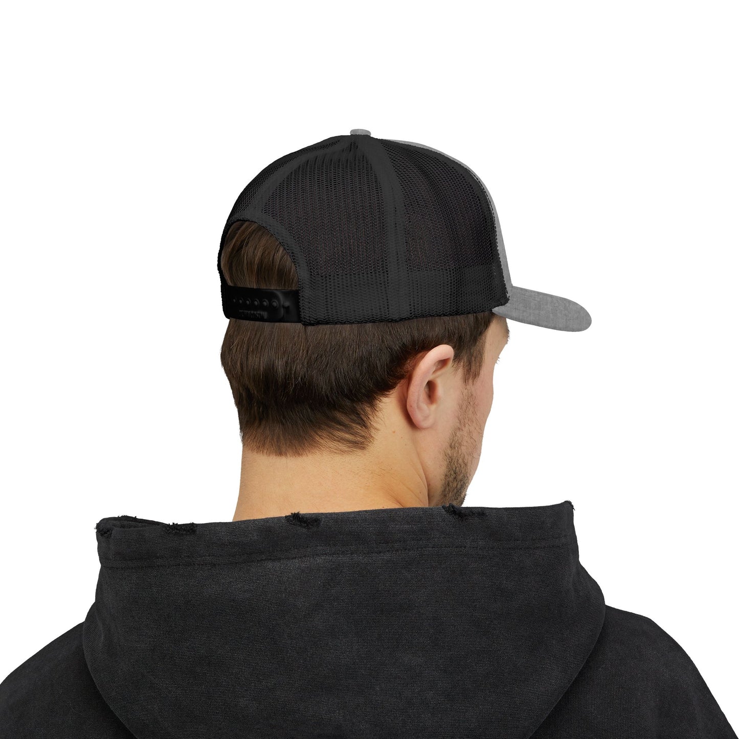 Blue Glitter 250 Patch Snapback Cap | Trucker Mesh Hat
