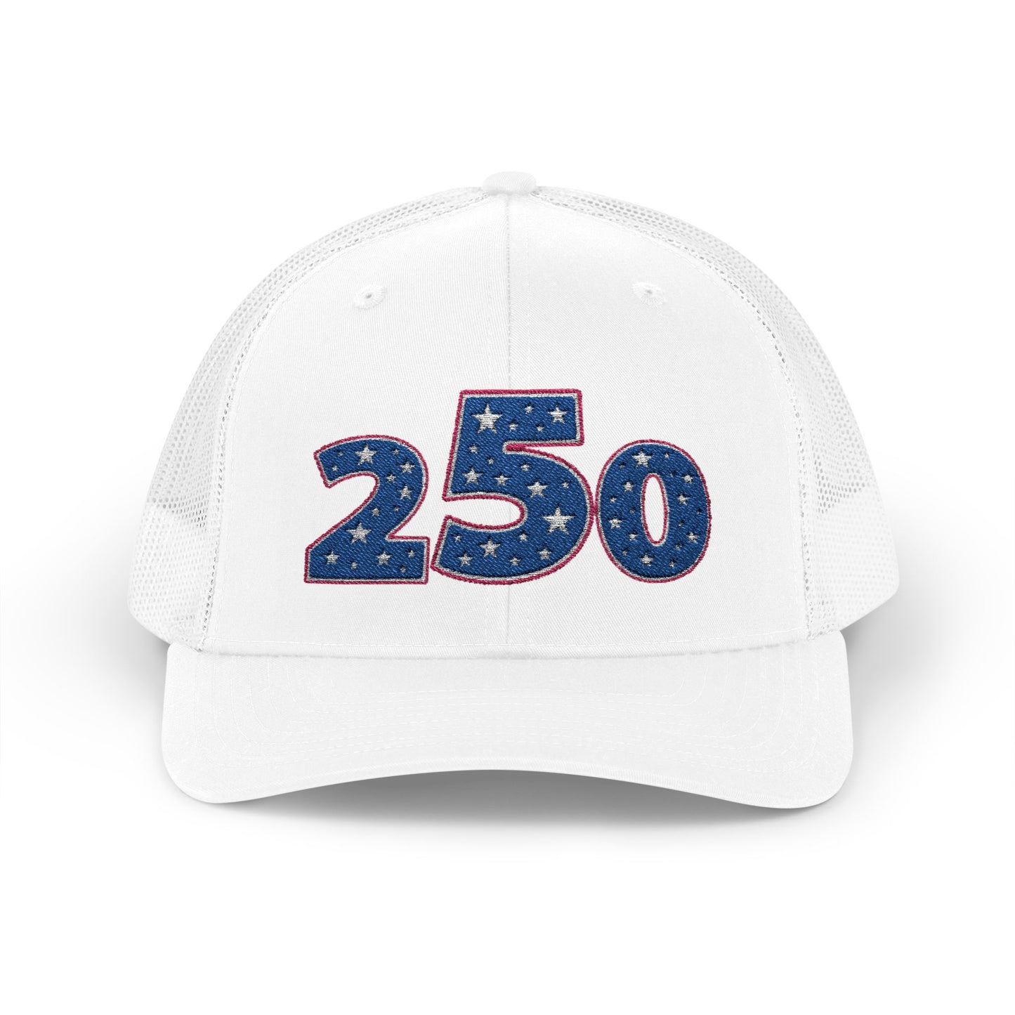 Blue Glitter 250 Patch Snapback Cap | Trucker Mesh Hat