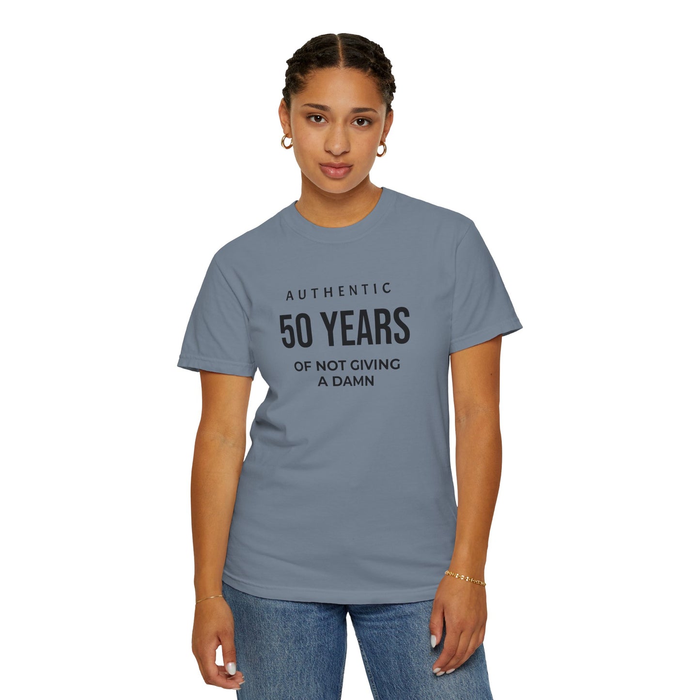 50 Years of Not Giving a Damn T-Shirt — Funny 50th Birthday Tee