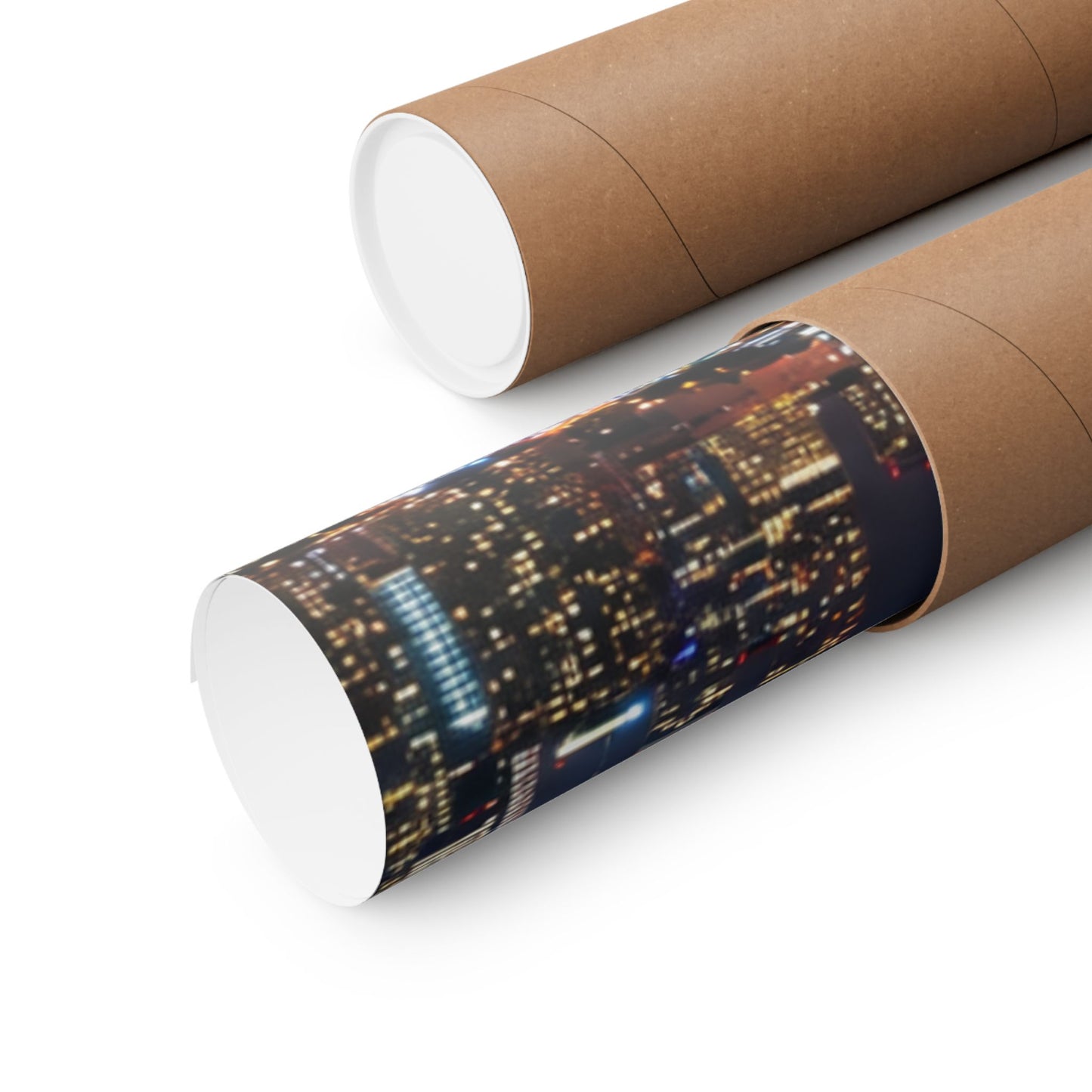 CN Tower Fireworks Matte Vertical Poster — Toronto Skyline Night Celebration Wall Art