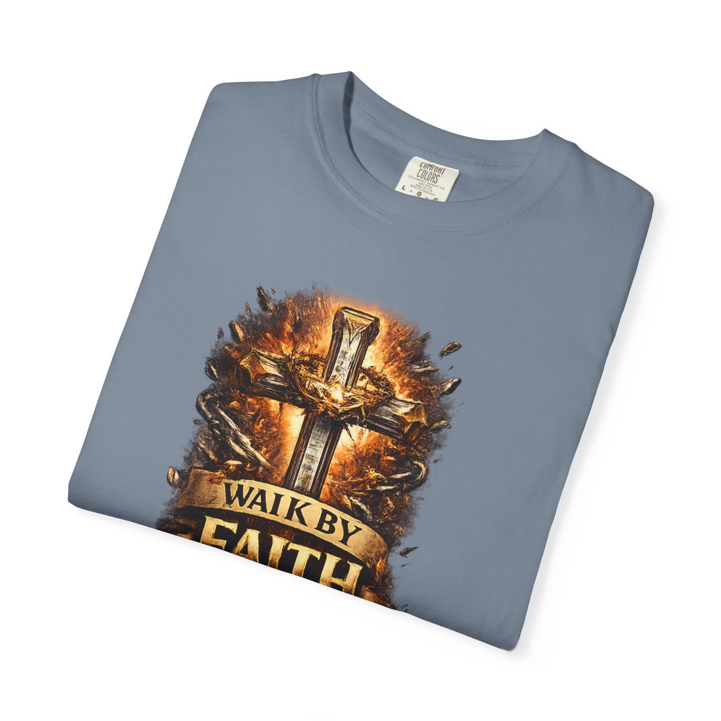 Walk By Faith T-Shirt — Christian Armor Graphic Tee