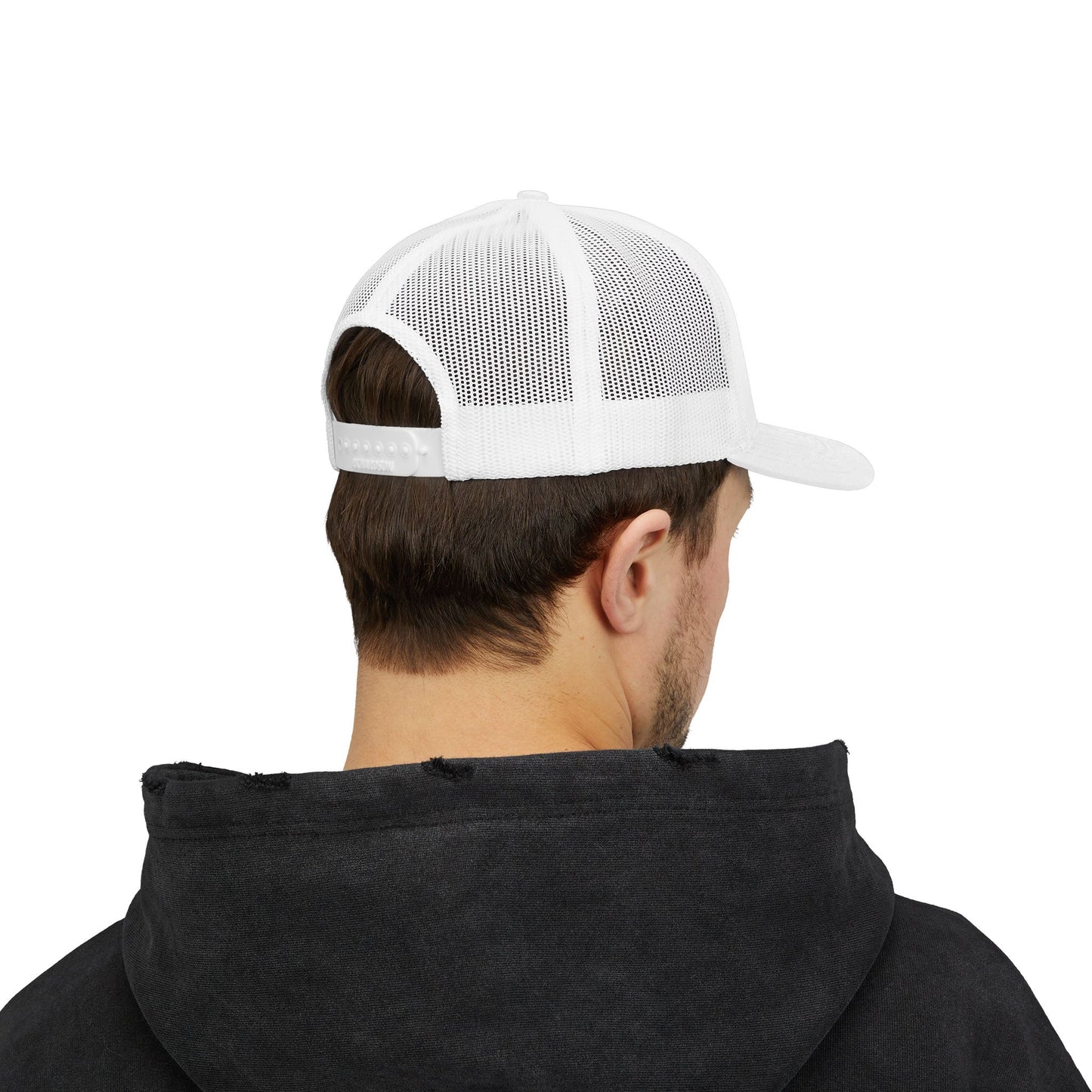 Blue Glitter 250 Patch Snapback Cap | Trucker Mesh Hat
