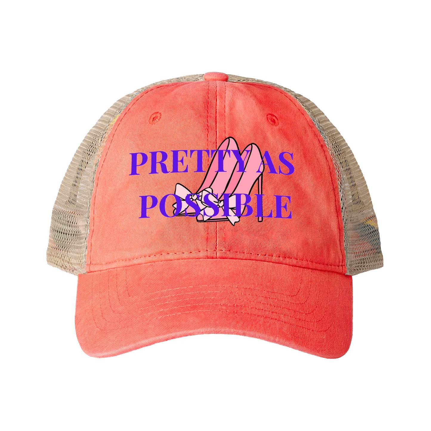 Women's Washed Mesh-Back Cap