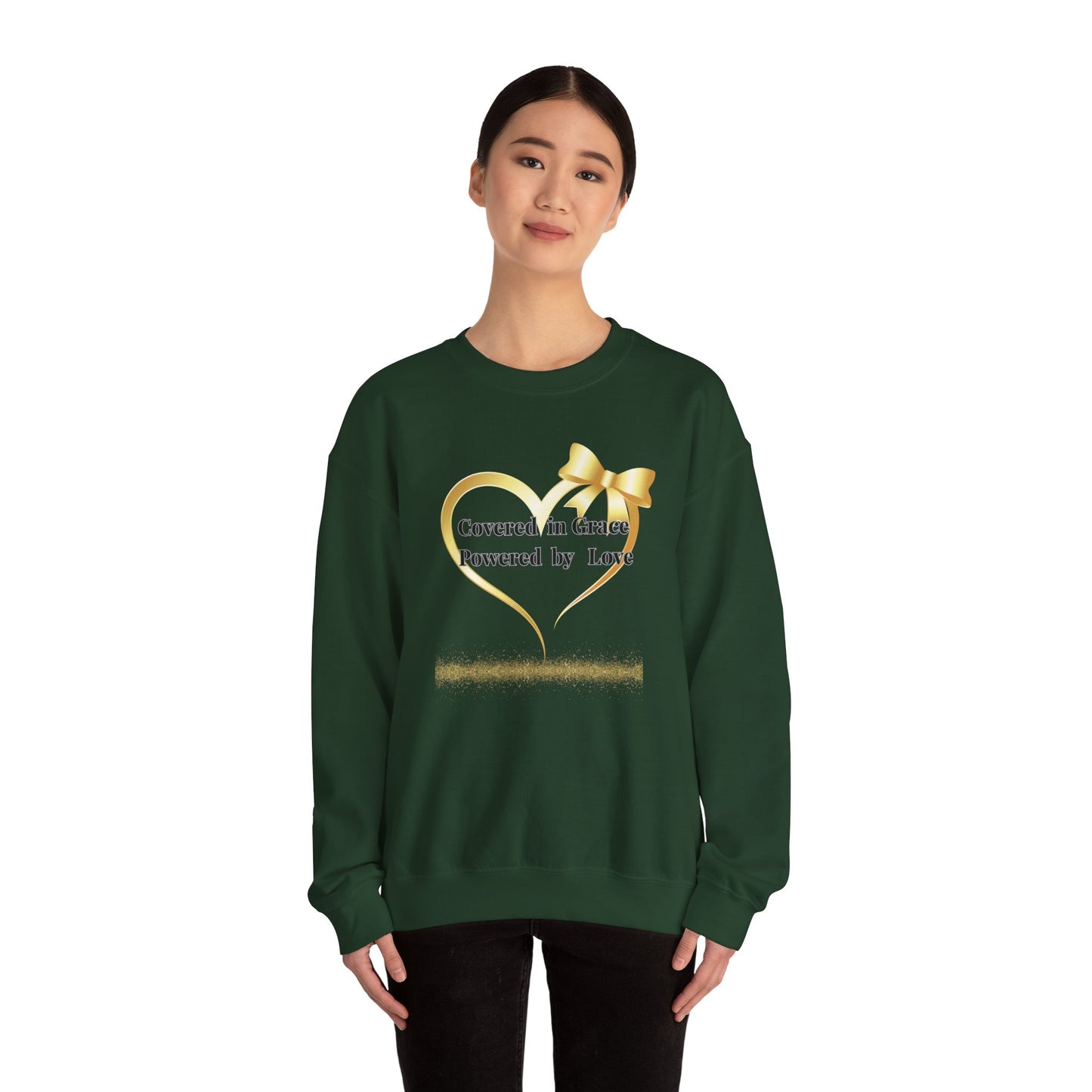 Our Queen Crewneck Sweatshirt — Gold Crown Graphic Pullover