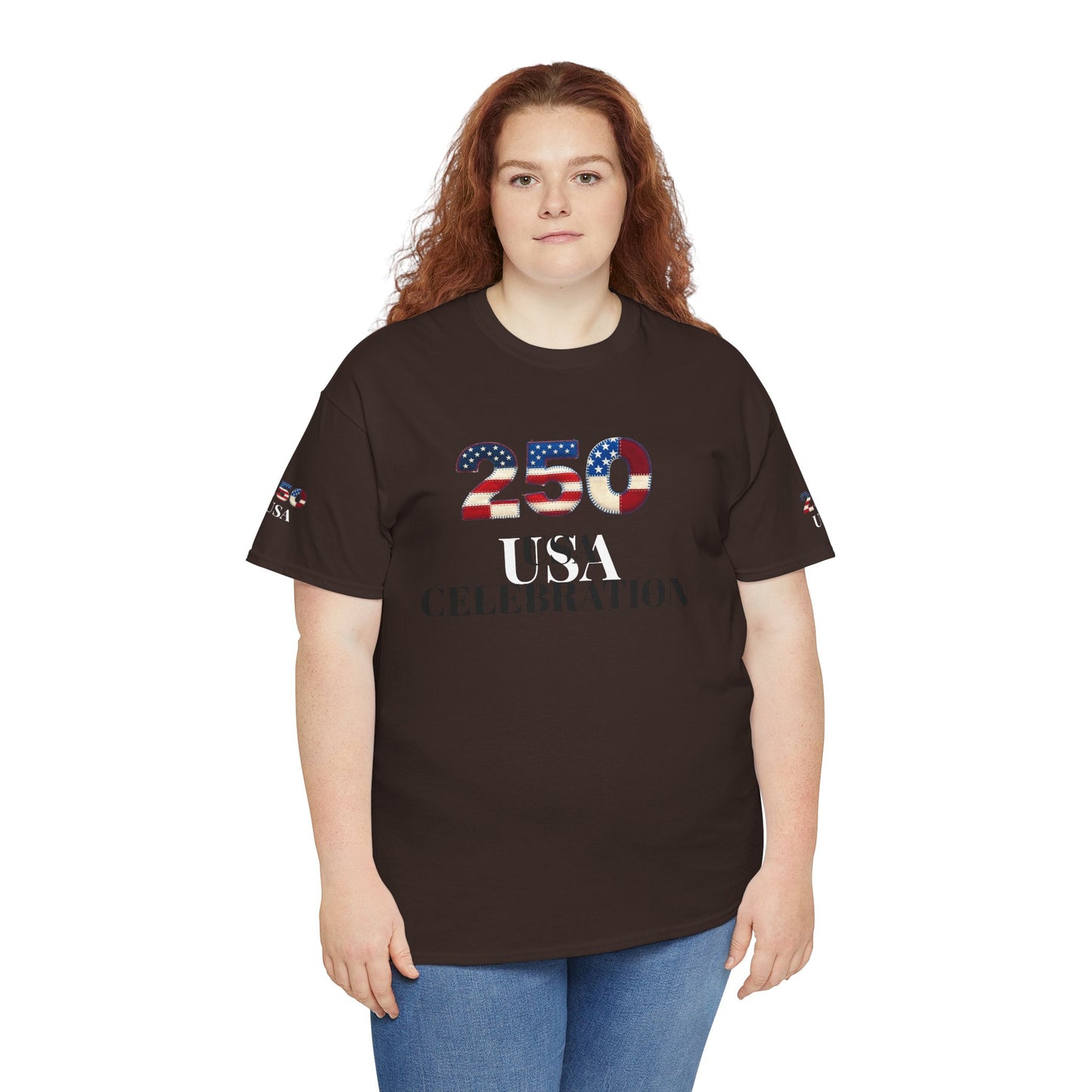 250 USA Celebration T‑Shirt — Patriotic 4th of July Tee
