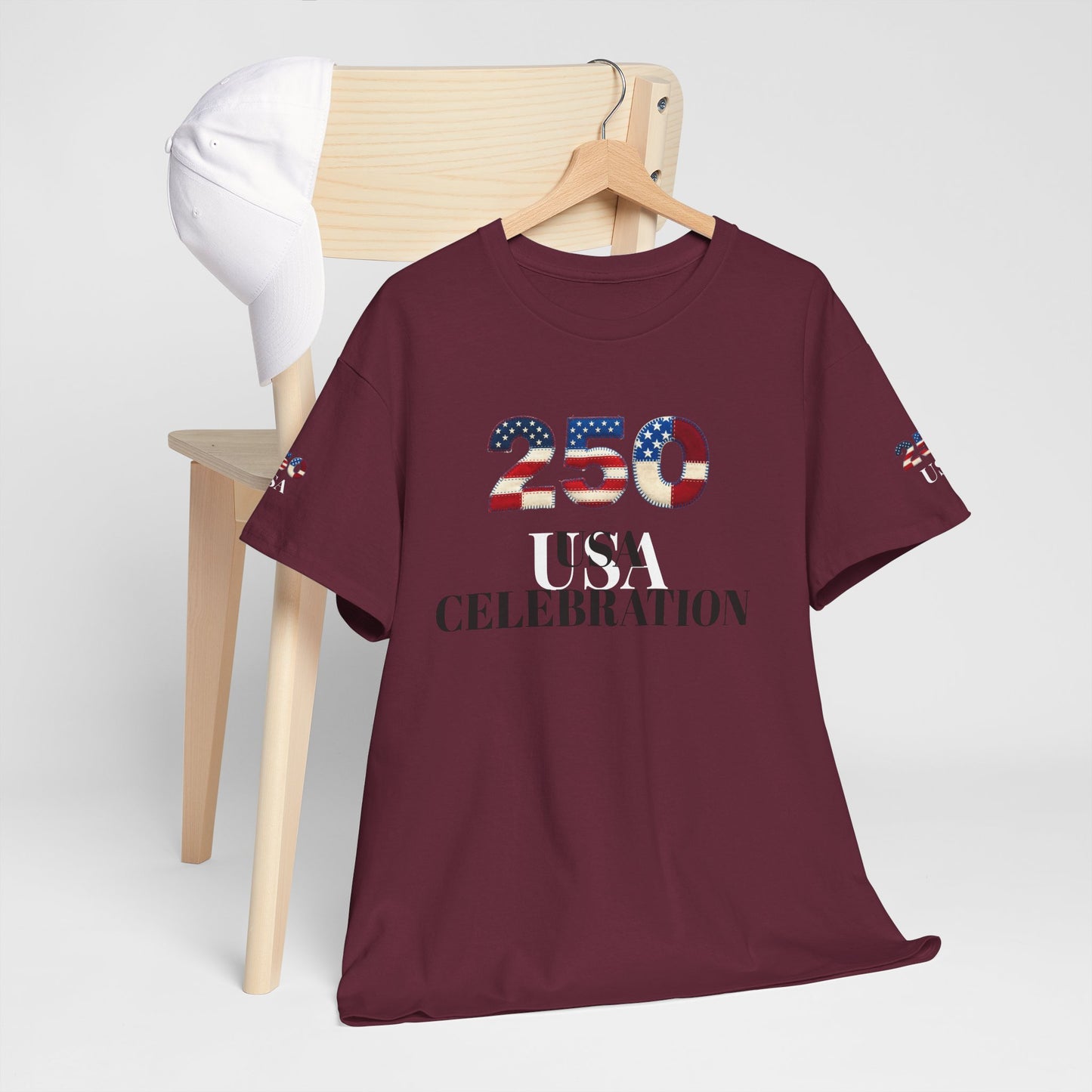 250 USA Celebration T‑Shirt — Patriotic 4th of July Tee