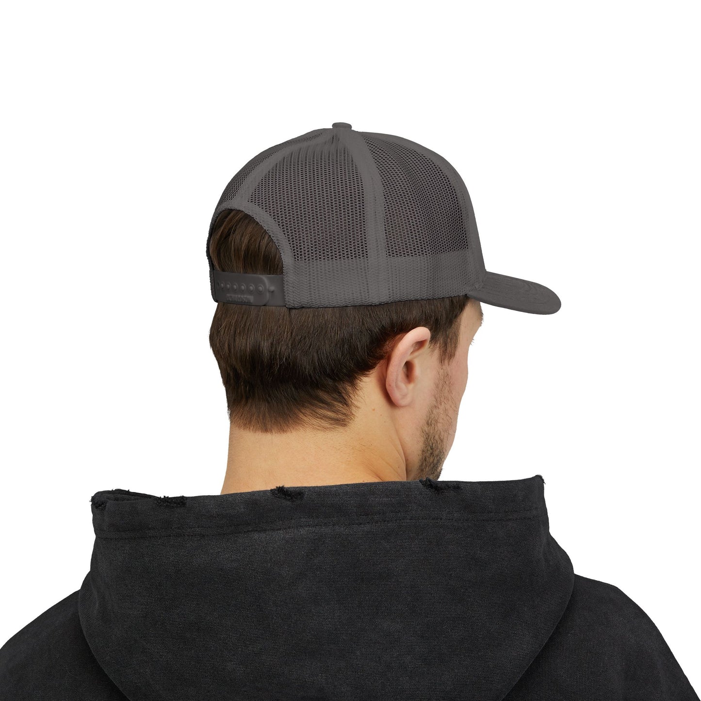 Blue Glitter 250 Patch Snapback Cap | Trucker Mesh Hat