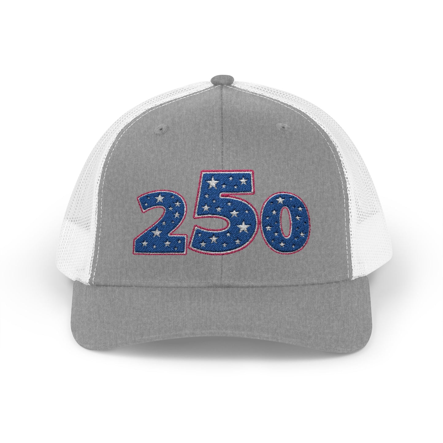 Blue Glitter 250 Patch Snapback Cap | Trucker Mesh Hat