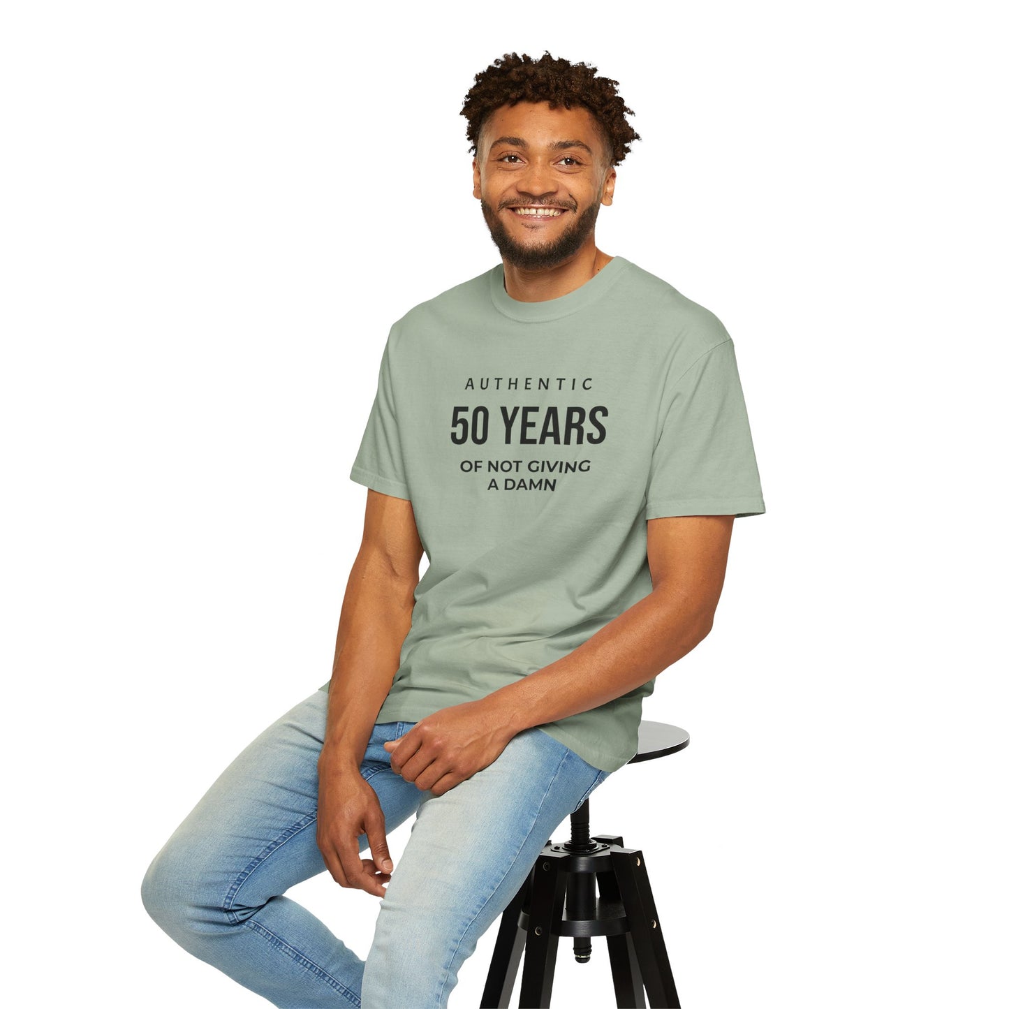 50 Years of Not Giving a Damn T-Shirt — Funny 50th Birthday Tee