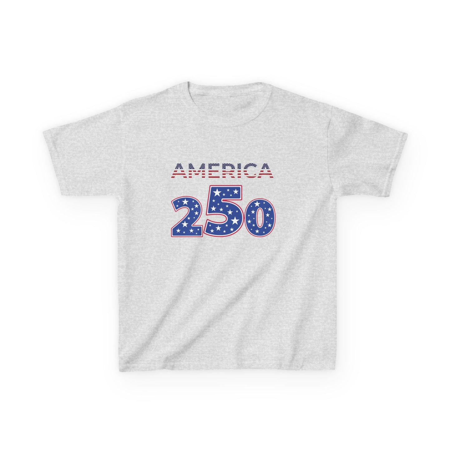 America 250 Kids Tee | Patriotic Fireworks Fourth of July Shirt