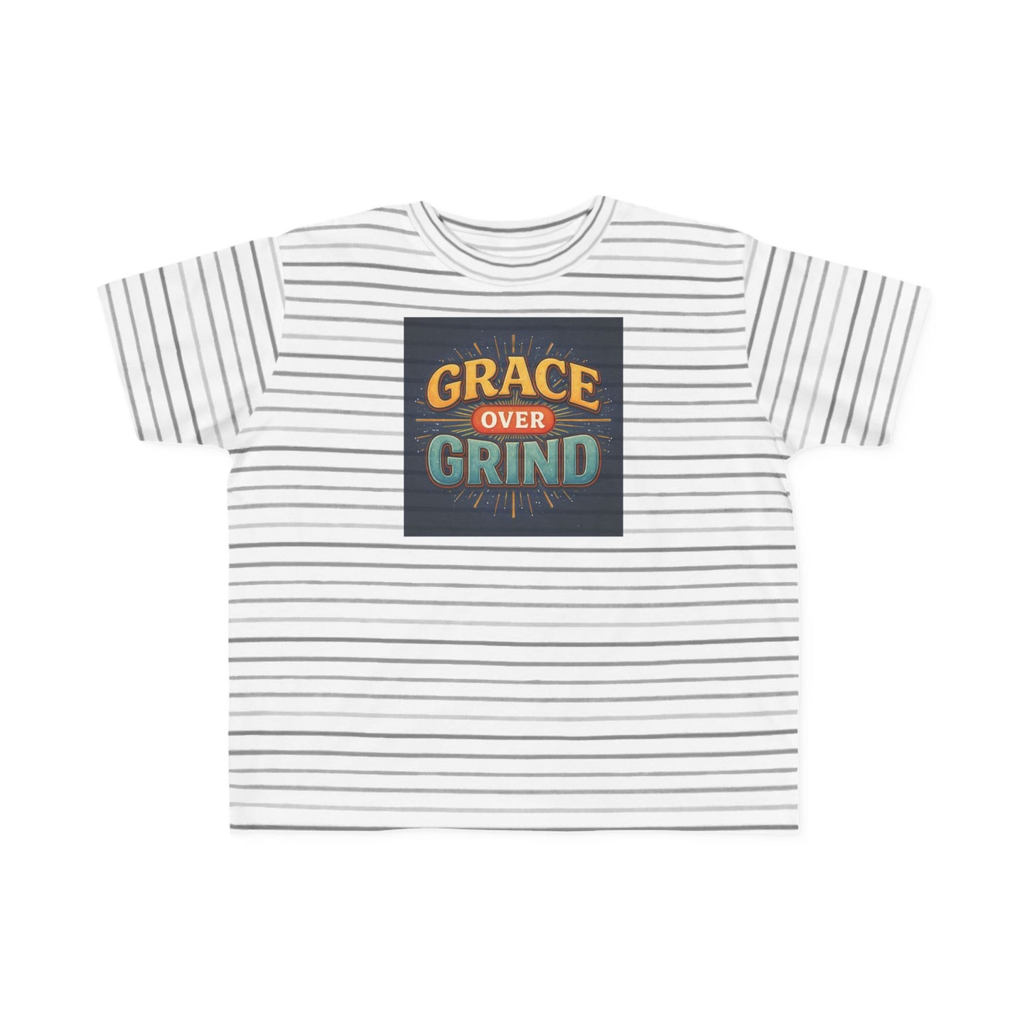 Grace Over Grind Retro Inspirational Toddler T-Shirt