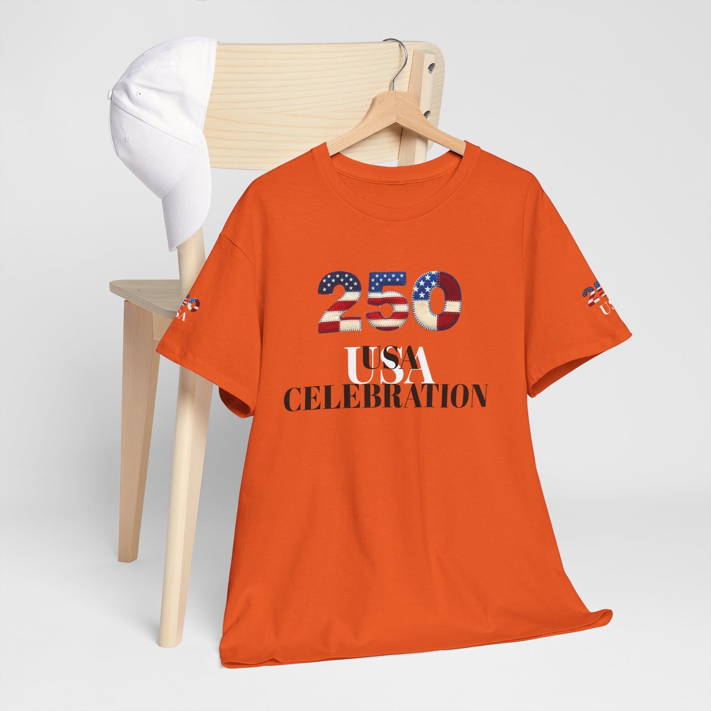 250 USA Celebration T‑Shirt — Patriotic 4th of July Tee