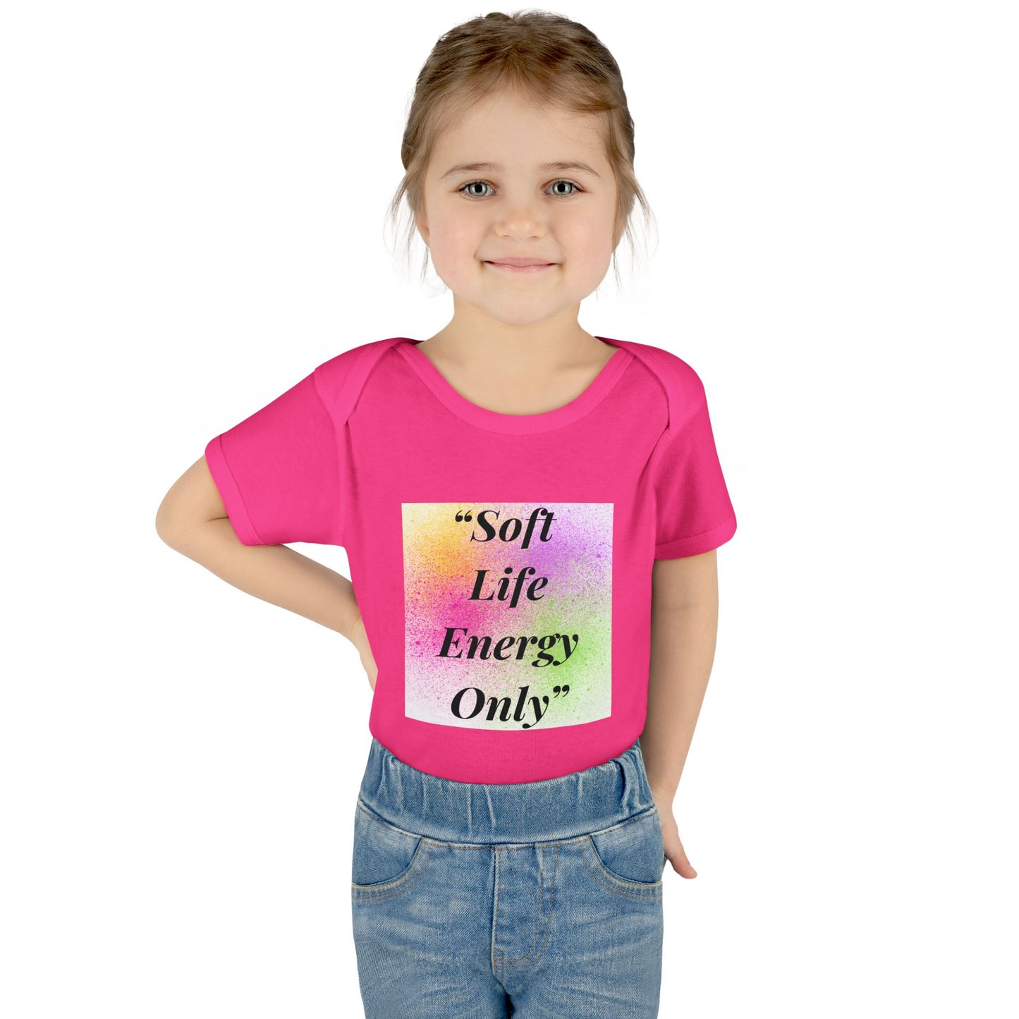 Cute Soft Life Energy Only Baby Bodysuit