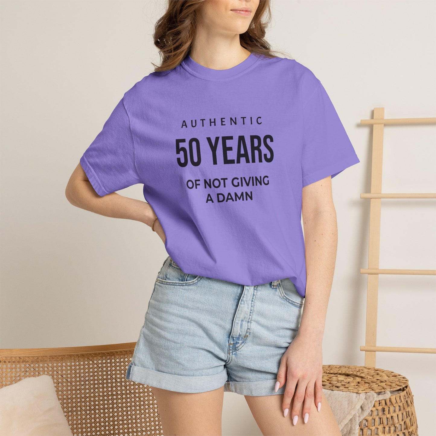 50 Years of Not Giving a Damn T-Shirt — Funny 50th Birthday Tee
