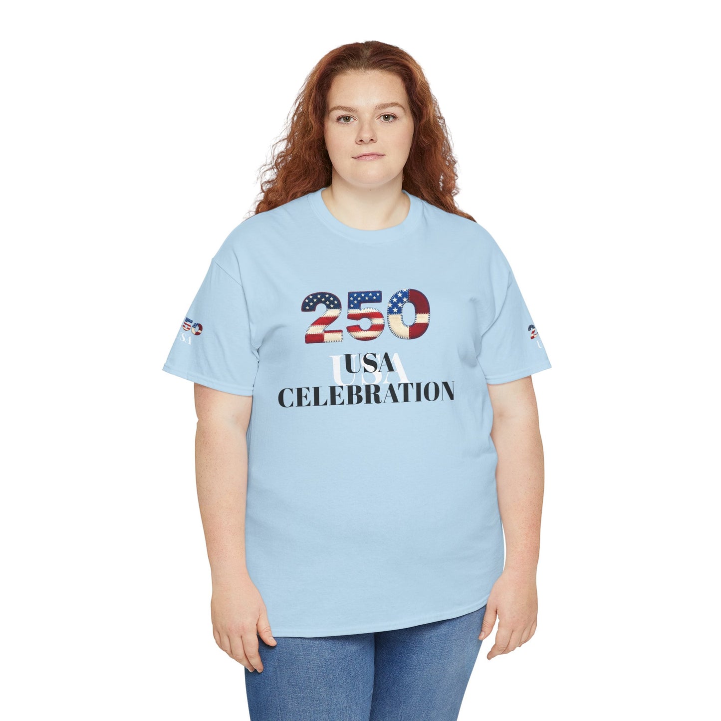 250 USA Celebration T‑Shirt — Patriotic 4th of July Tee