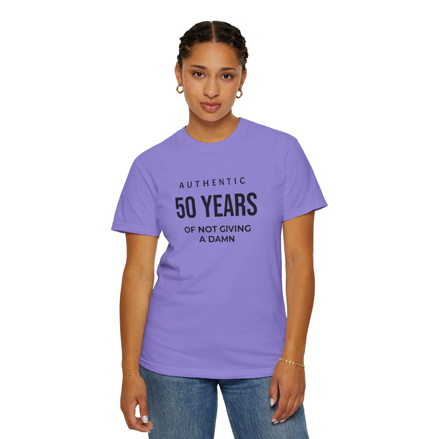 50 Years of Not Giving a Damn T-Shirt — Funny 50th Birthday Tee