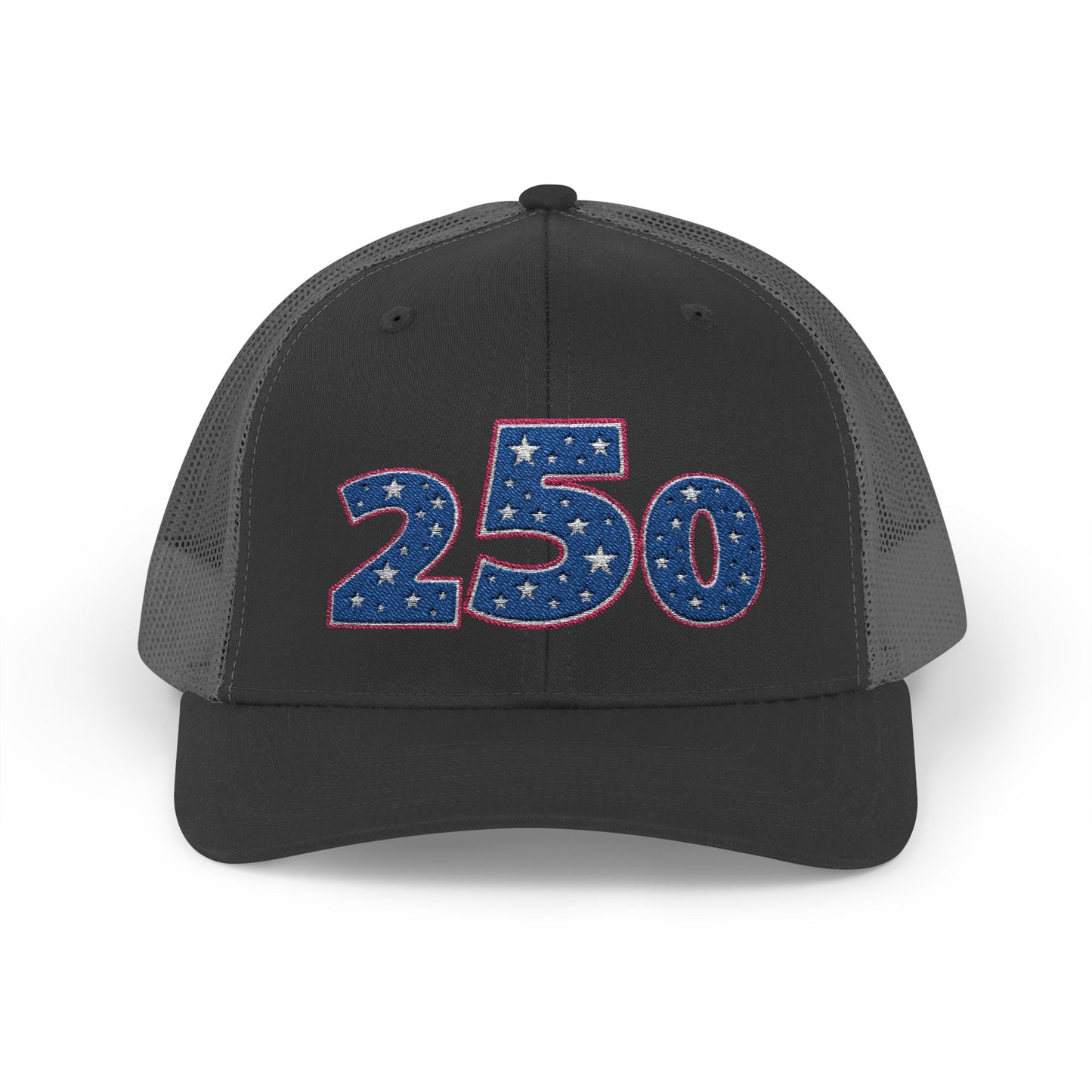 Blue Glitter 250 Patch Snapback Cap | Trucker Mesh Hat
