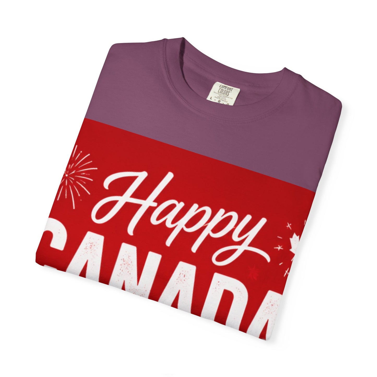Happy Canada Day T-Shirt — Red Maple Leaf Canada Day Tee