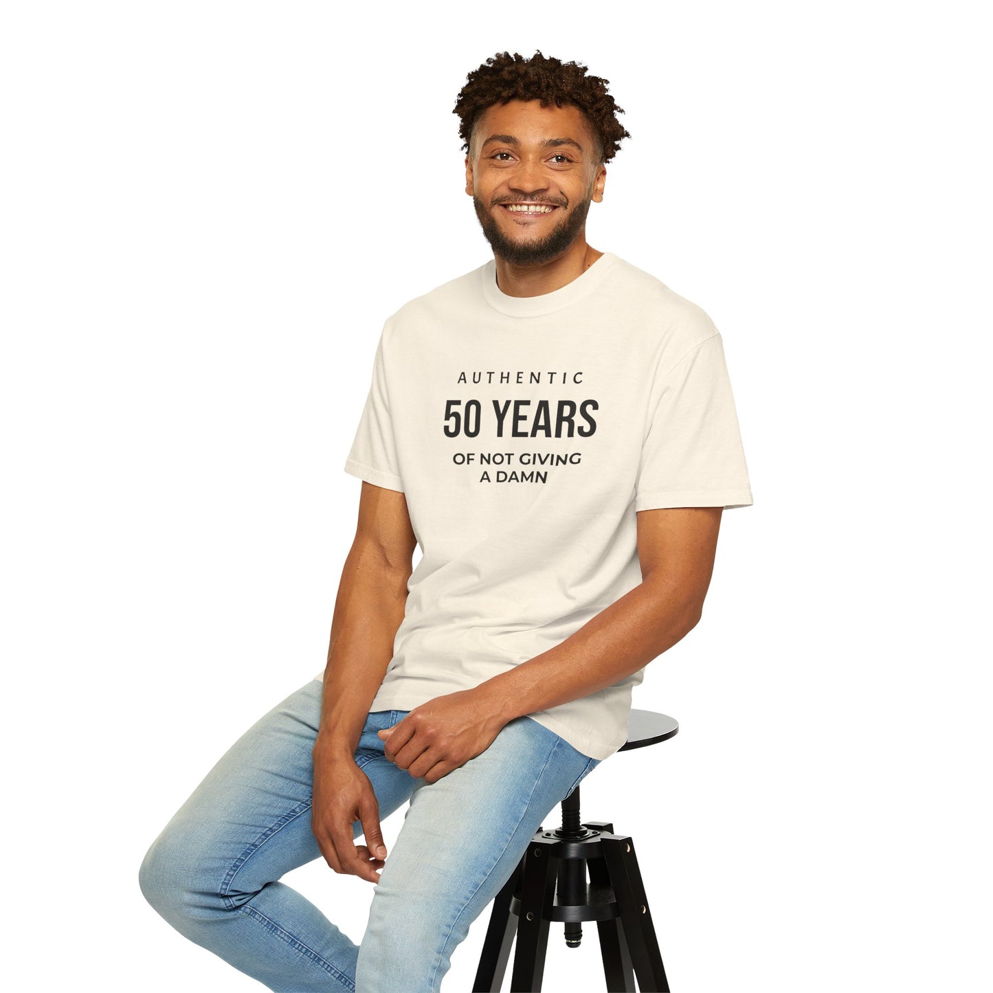50 Years of Not Giving a Damn T-Shirt — Funny 50th Birthday Tee