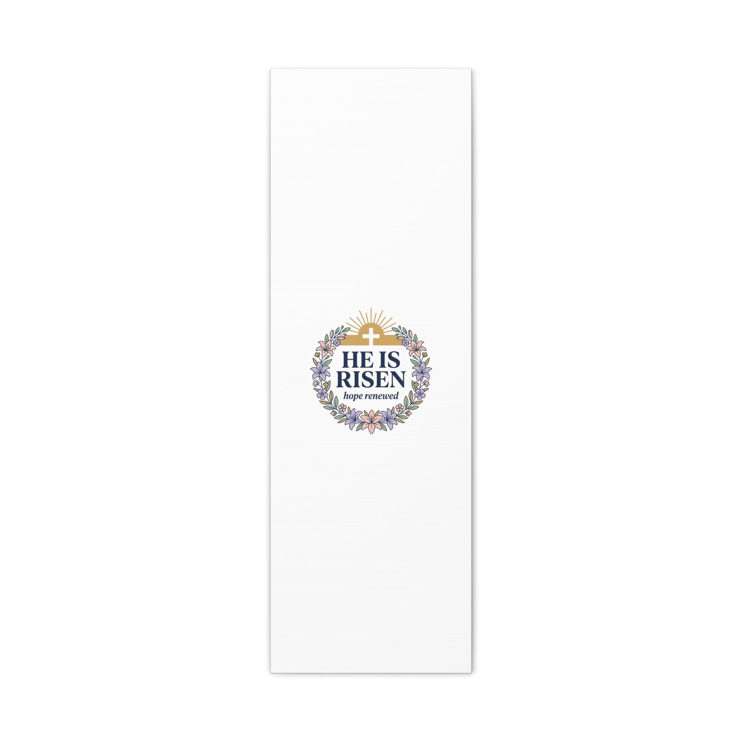 He Is Risen Canvas | Christian Easter Wall Art, Resurrection Scripture