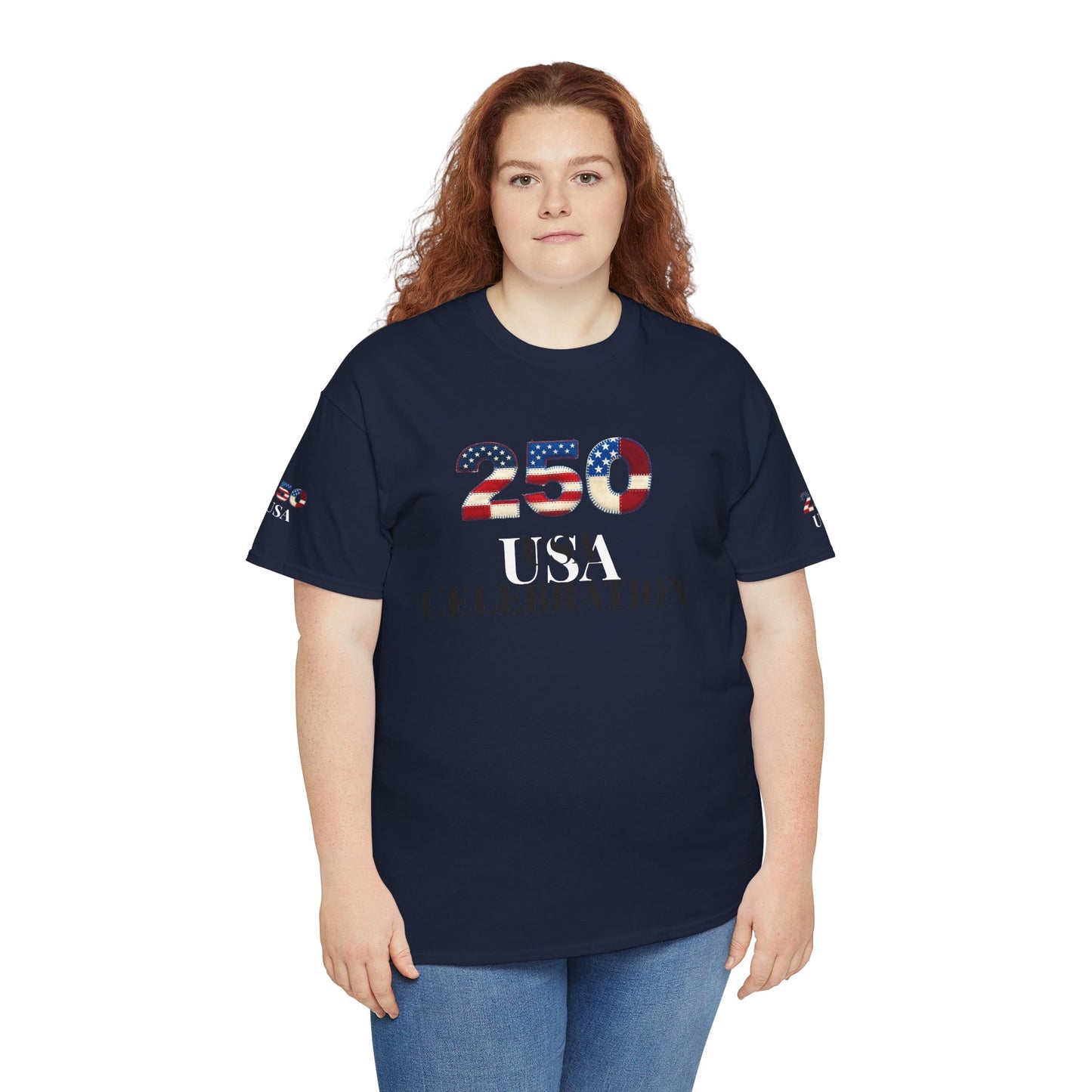 250 USA Celebration T‑Shirt — Patriotic 4th of July Tee
