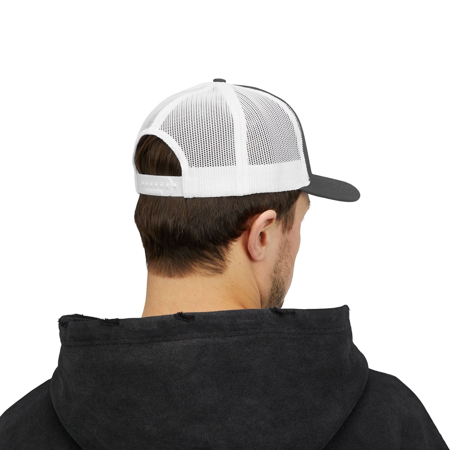 Blue Glitter 250 Patch Snapback Cap | Trucker Mesh Hat