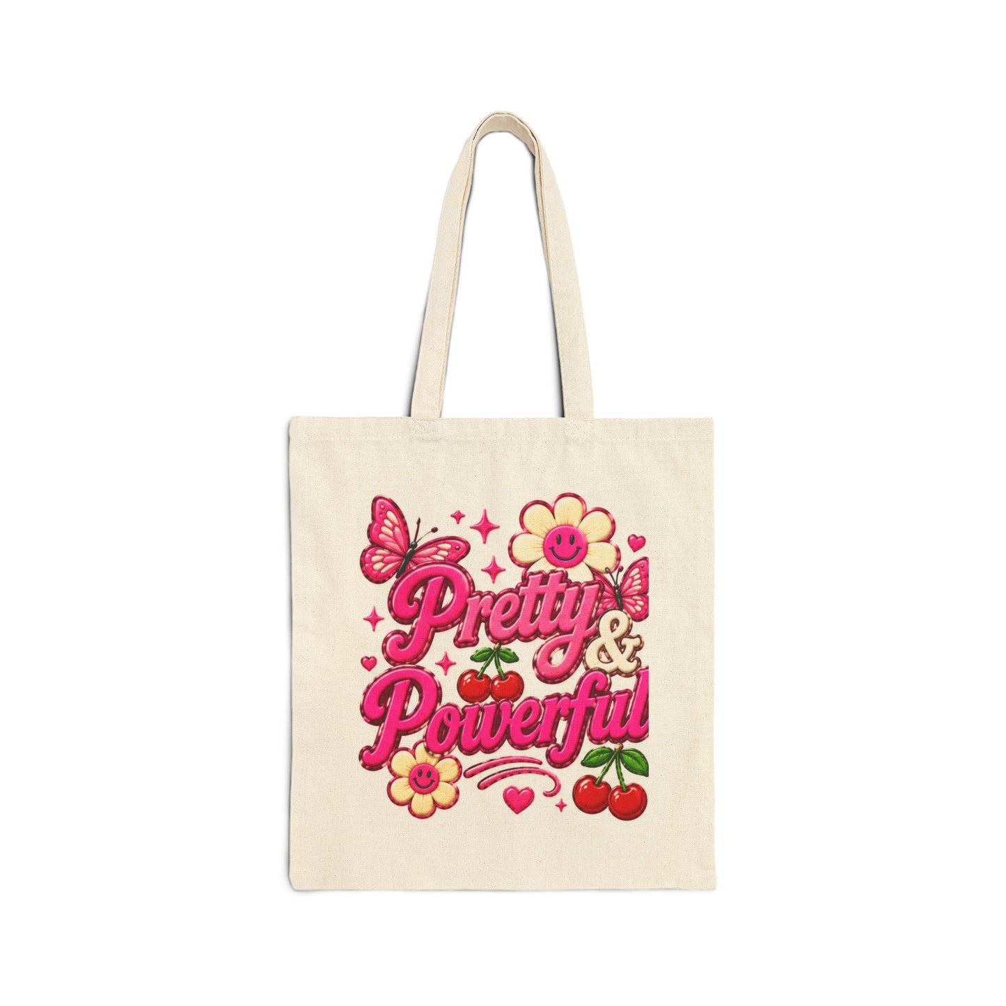 Healing Looks Good On Me Tote Bag | Pretty & Powerful Floral Cherry Design