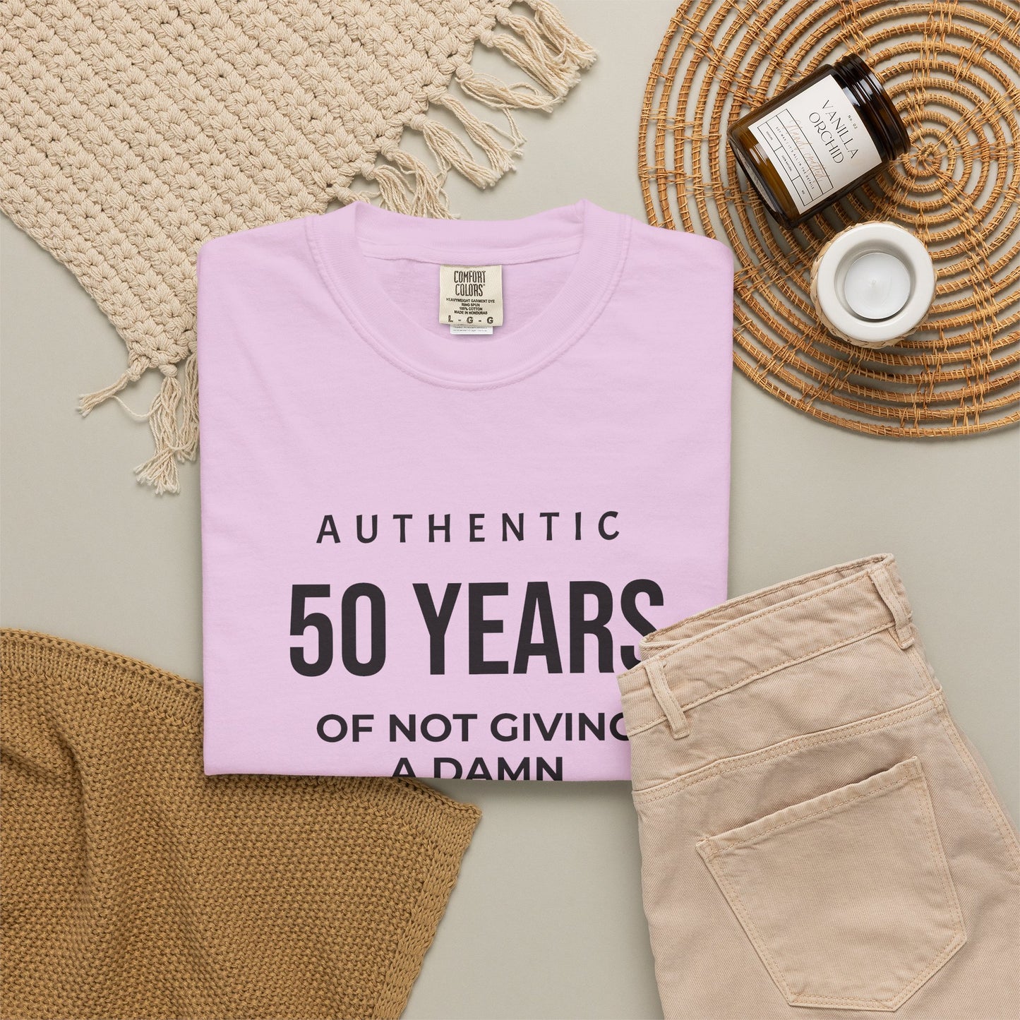 50 Years of Not Giving a Damn T-Shirt — Funny 50th Birthday Tee